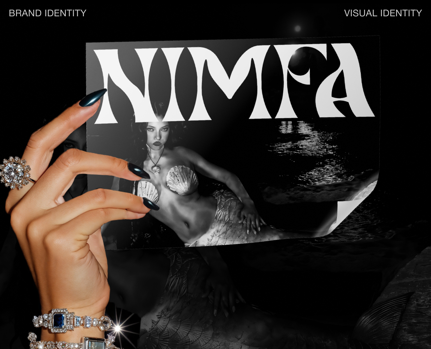 Айдентика для бренда NIMFA — Брендинг на Dprofile