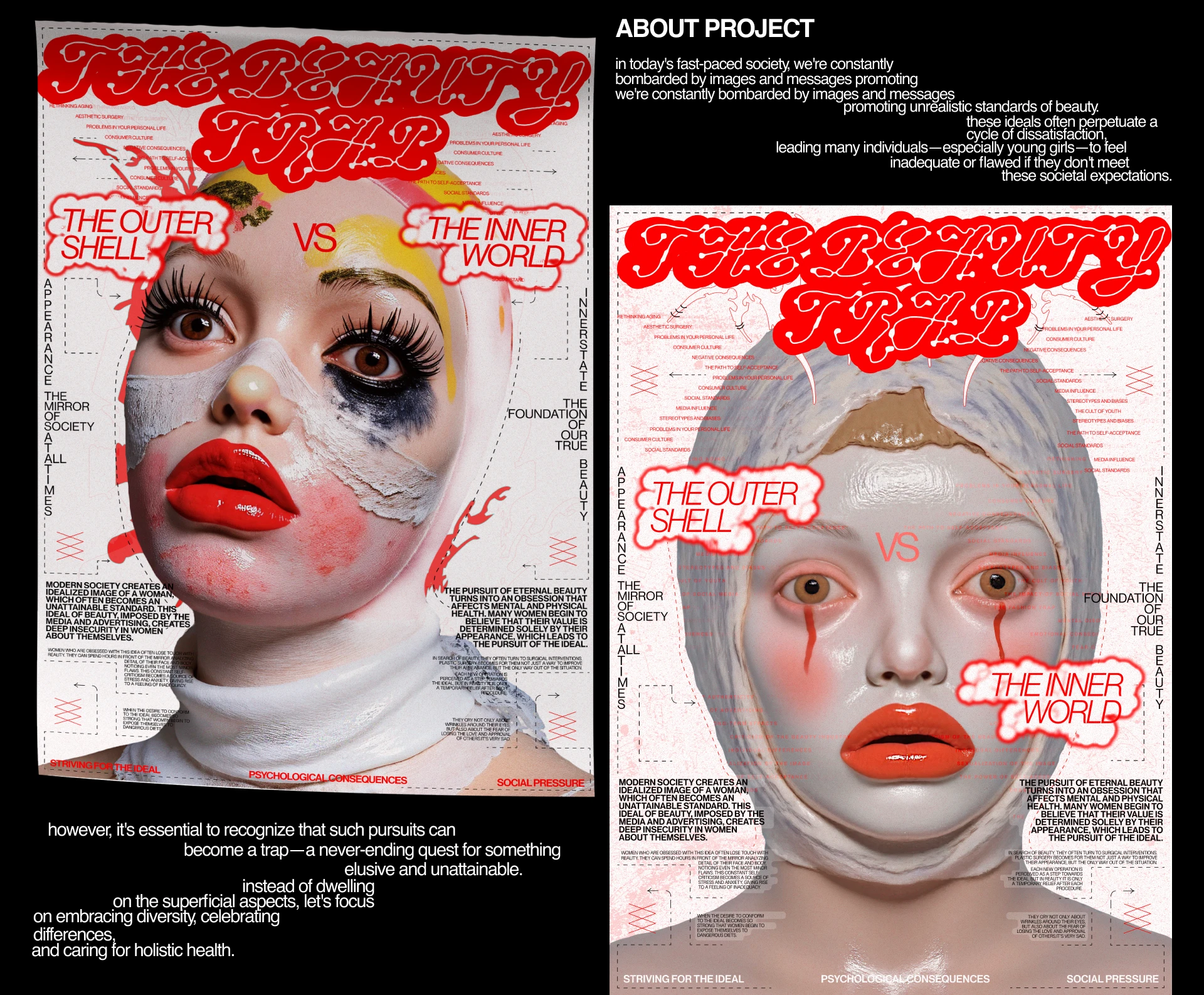 Коллекция постеров BEAUTY TRAP — Изображение №2 — Брендинг, Графика на Dprofile