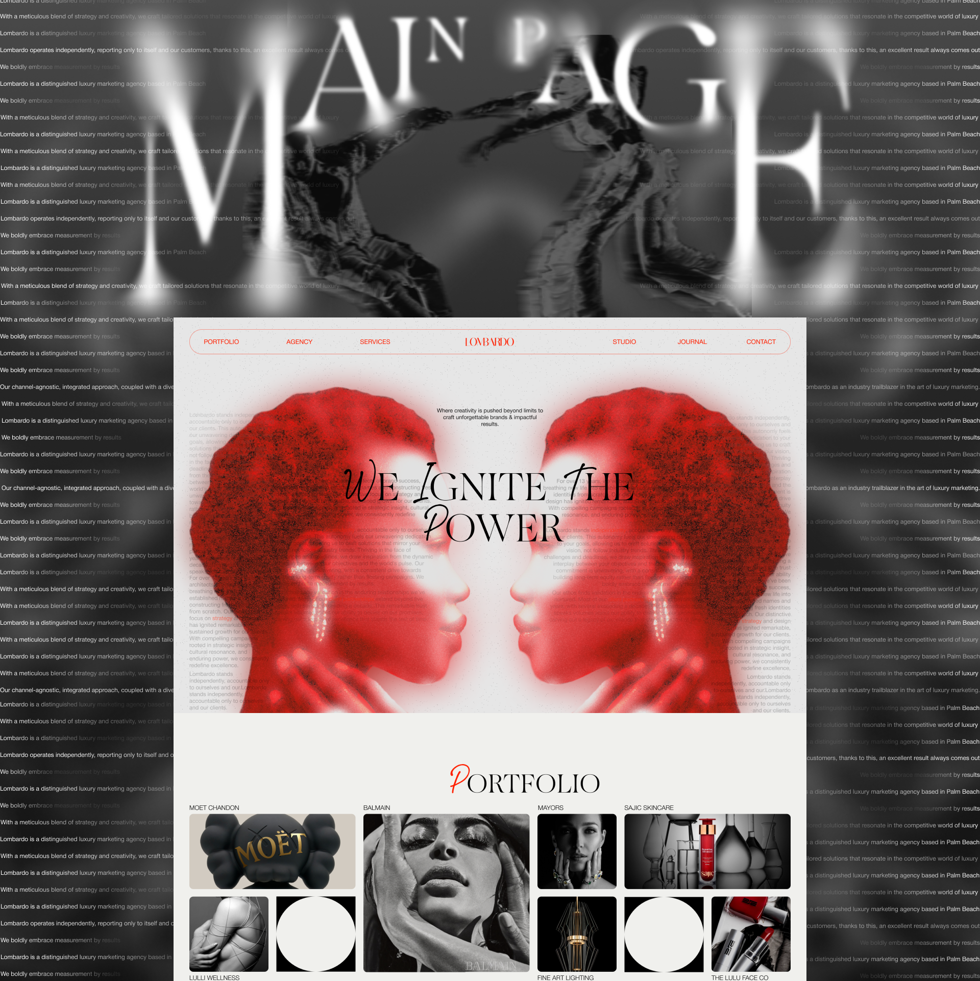 LOMBARDO AGENCY | Corparate website — Изображение №3 — Интерфейсы на Dprofile