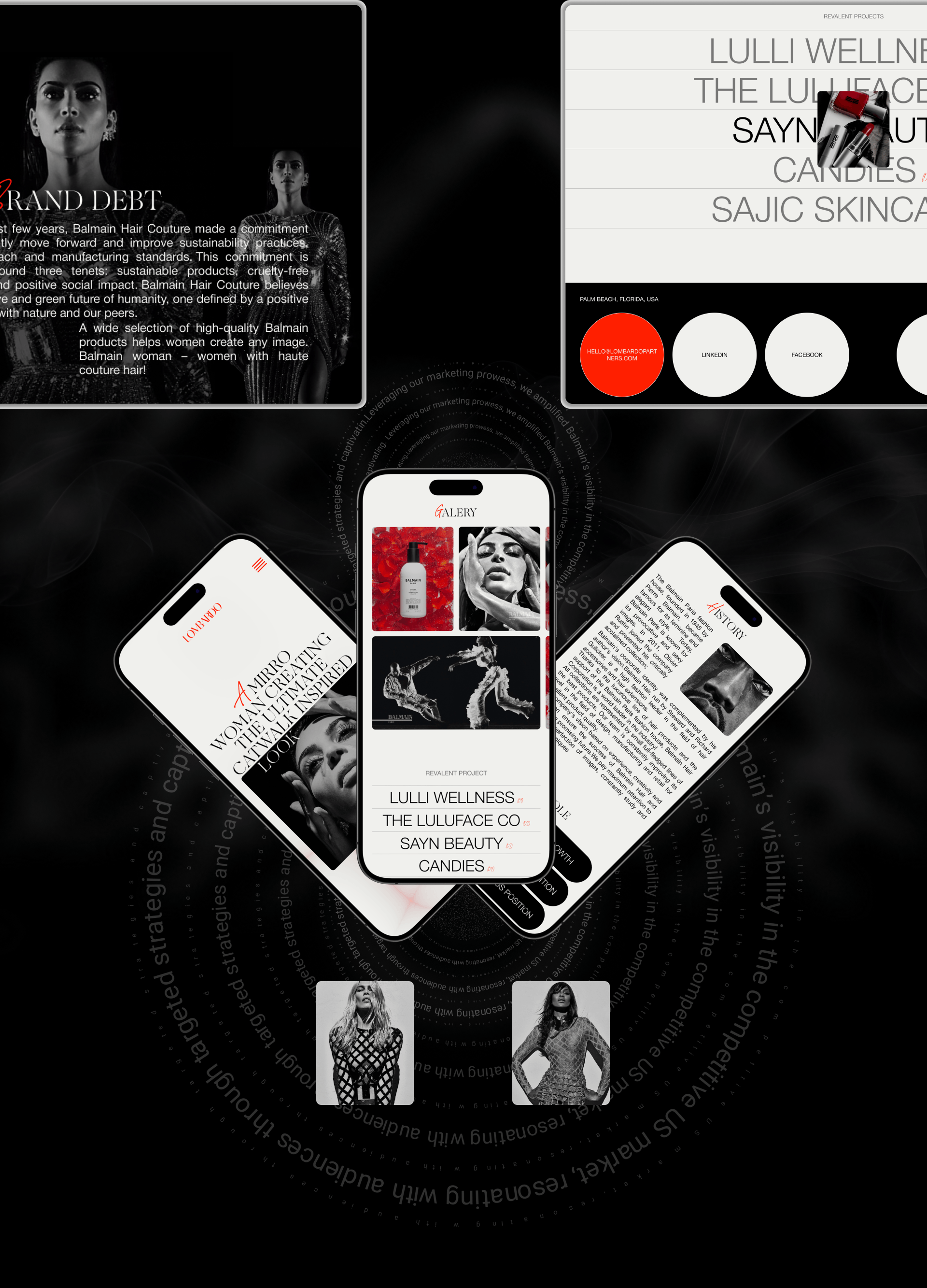 LOMBARDO AGENCY | Corparate website — Изображение №9 — Интерфейсы на Dprofile