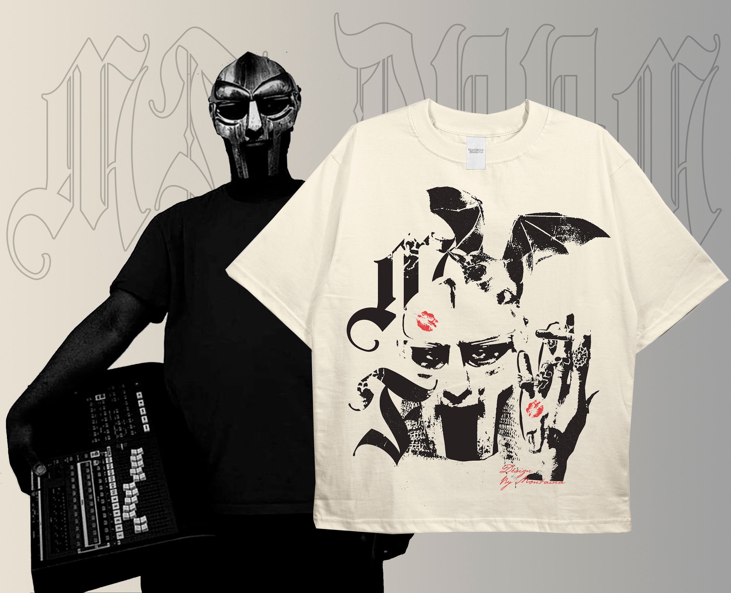 Фан мерч MF DOOM — Брендинг, Графика на Dprofile