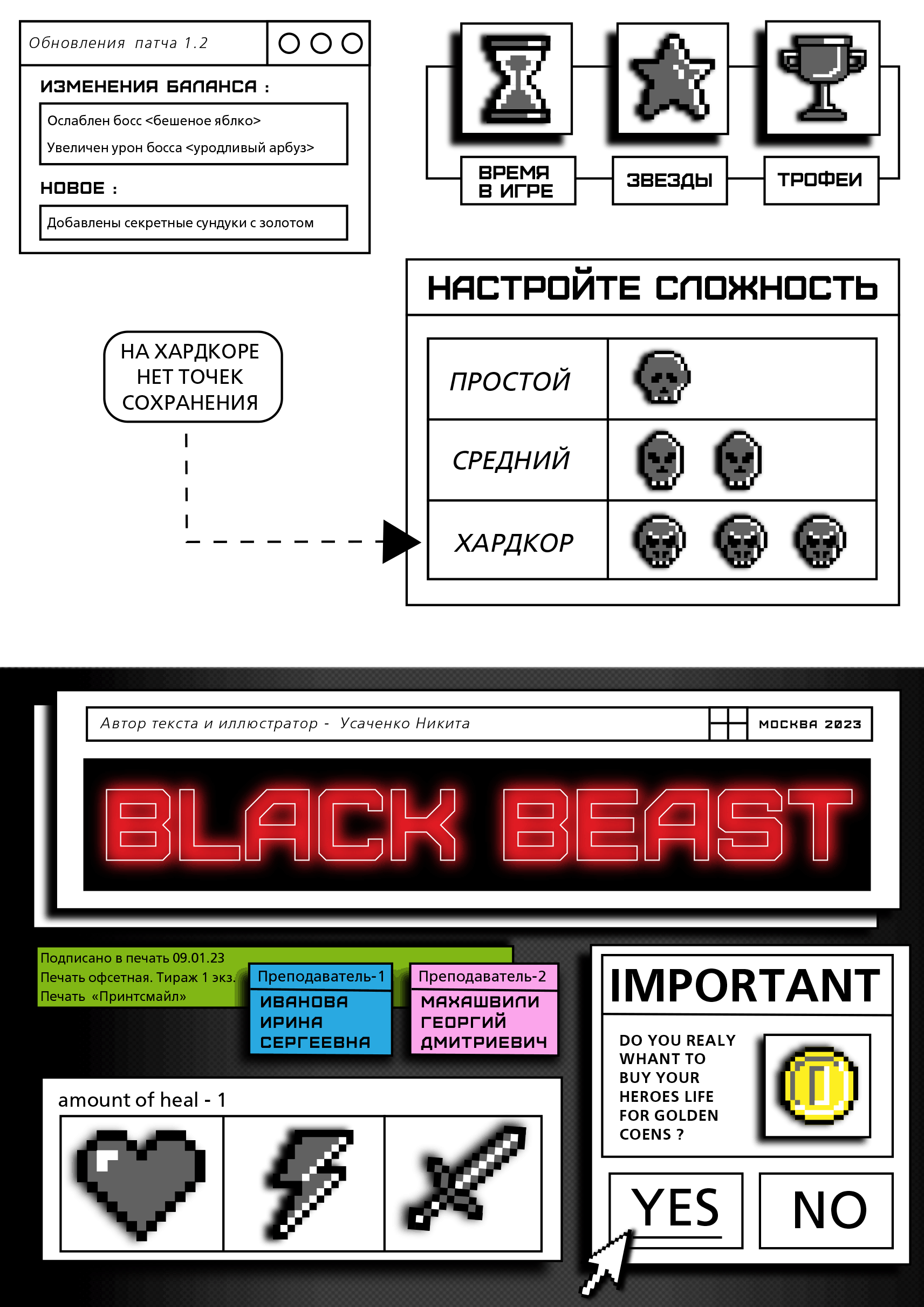 Black Beast (авторская книжка картинка) — Изображение №5 — Иллюстрация, Графика на Dprofile