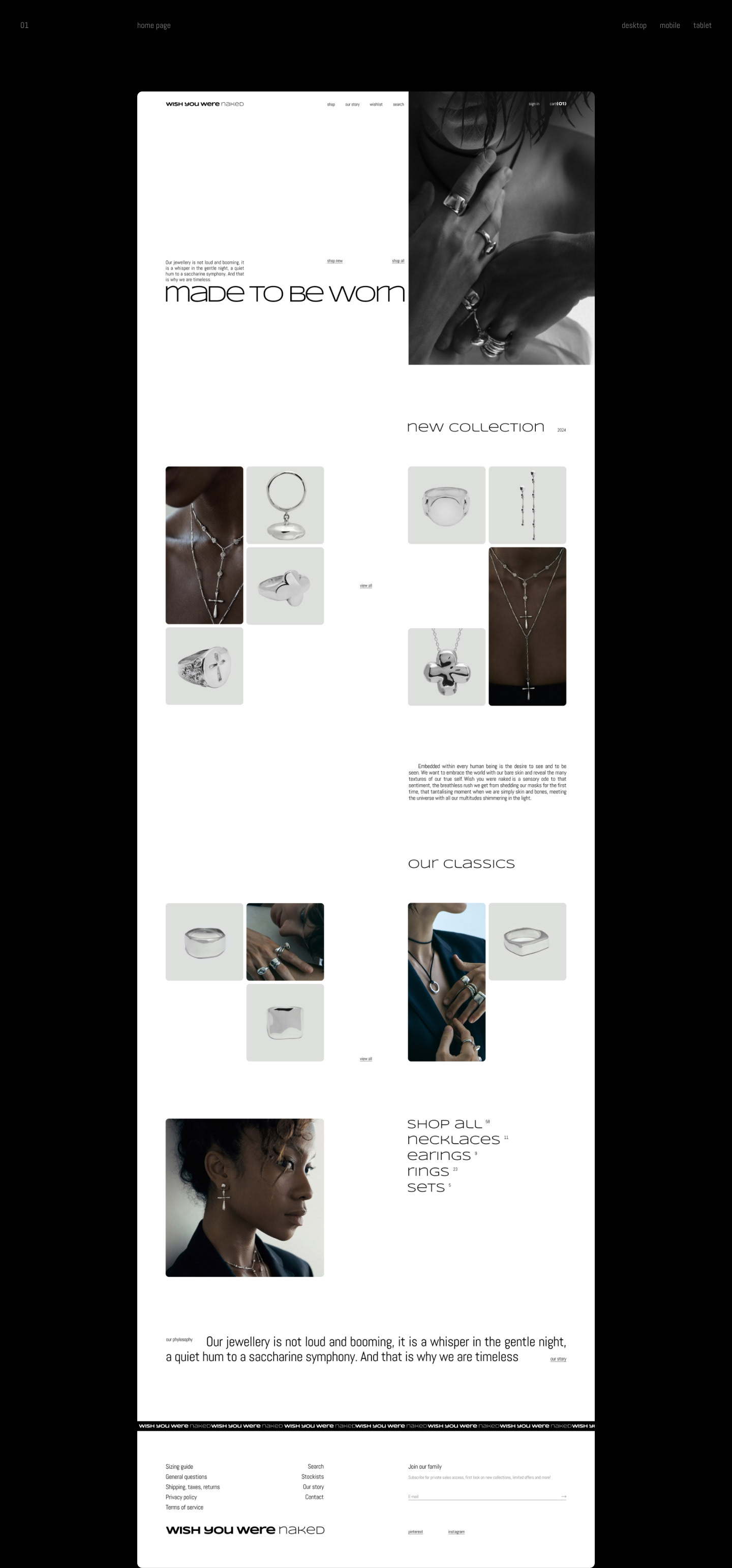 WYWN| E-commerce UX/UI Redesign — Изображение №2 — Брендинг, Интерфейсы на Dprofile