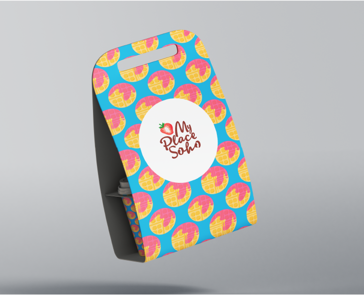 фирменный стиль кофейни My Place Soho — Брендинг на Dprofile