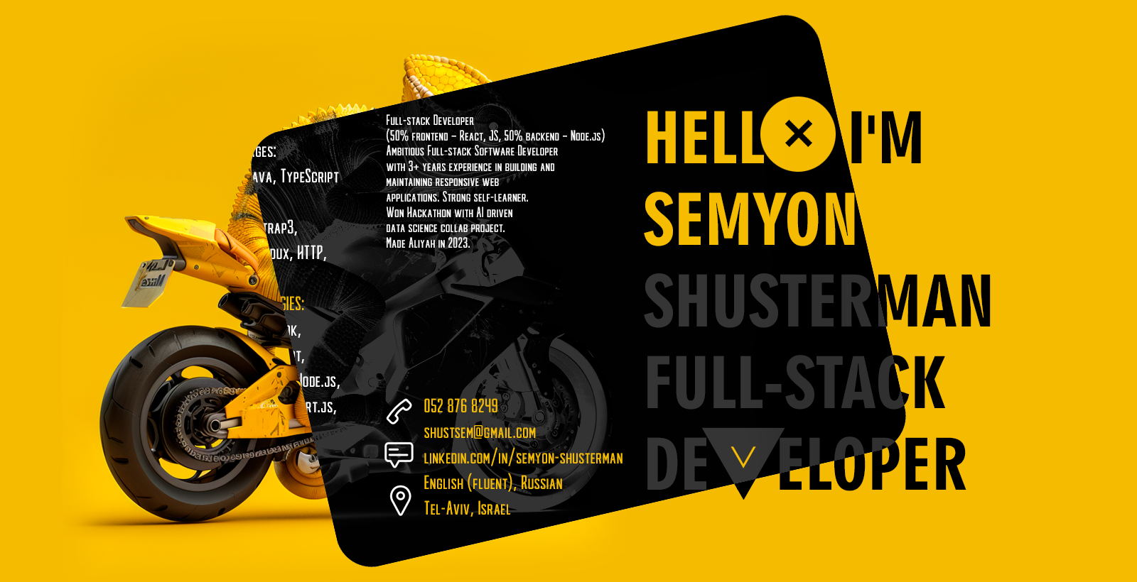 developer portfolio design. Student project — Изображение №3 — Интерфейсы, Иллюстрация на Dprofile