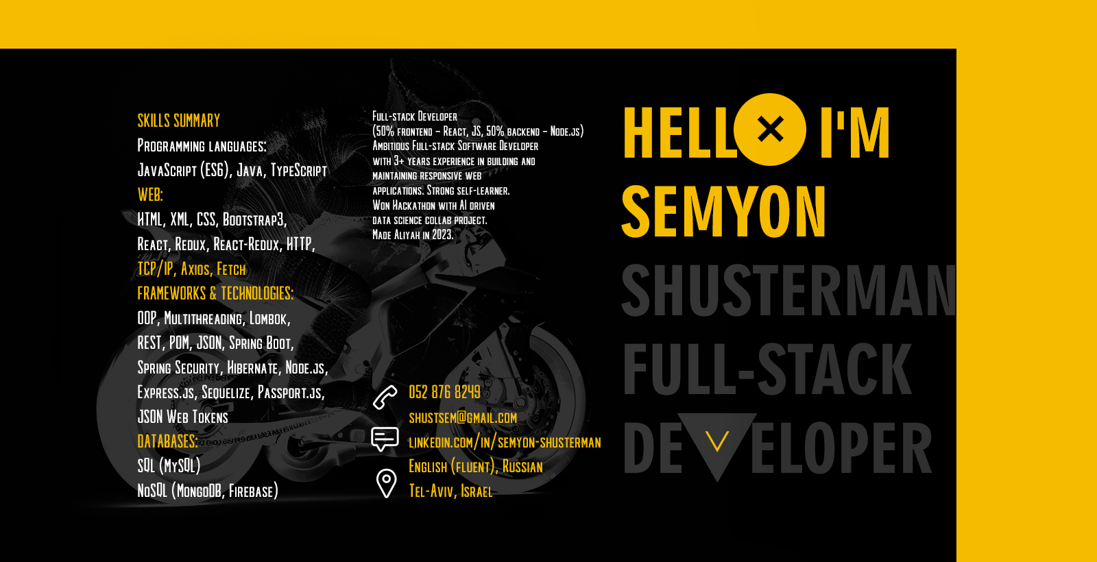 developer portfolio design. Student project — Изображение №4 — Интерфейсы, Иллюстрация на Dprofile