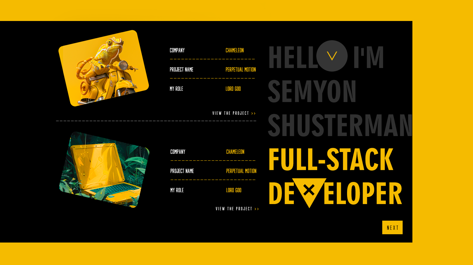 developer portfolio design. Student project — Изображение №6 — Интерфейсы, Иллюстрация на Dprofile