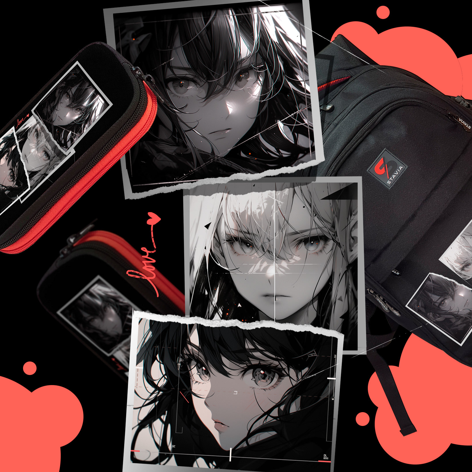 print design for school supplies — Изображение №4 — Иллюстрация на Dprofile