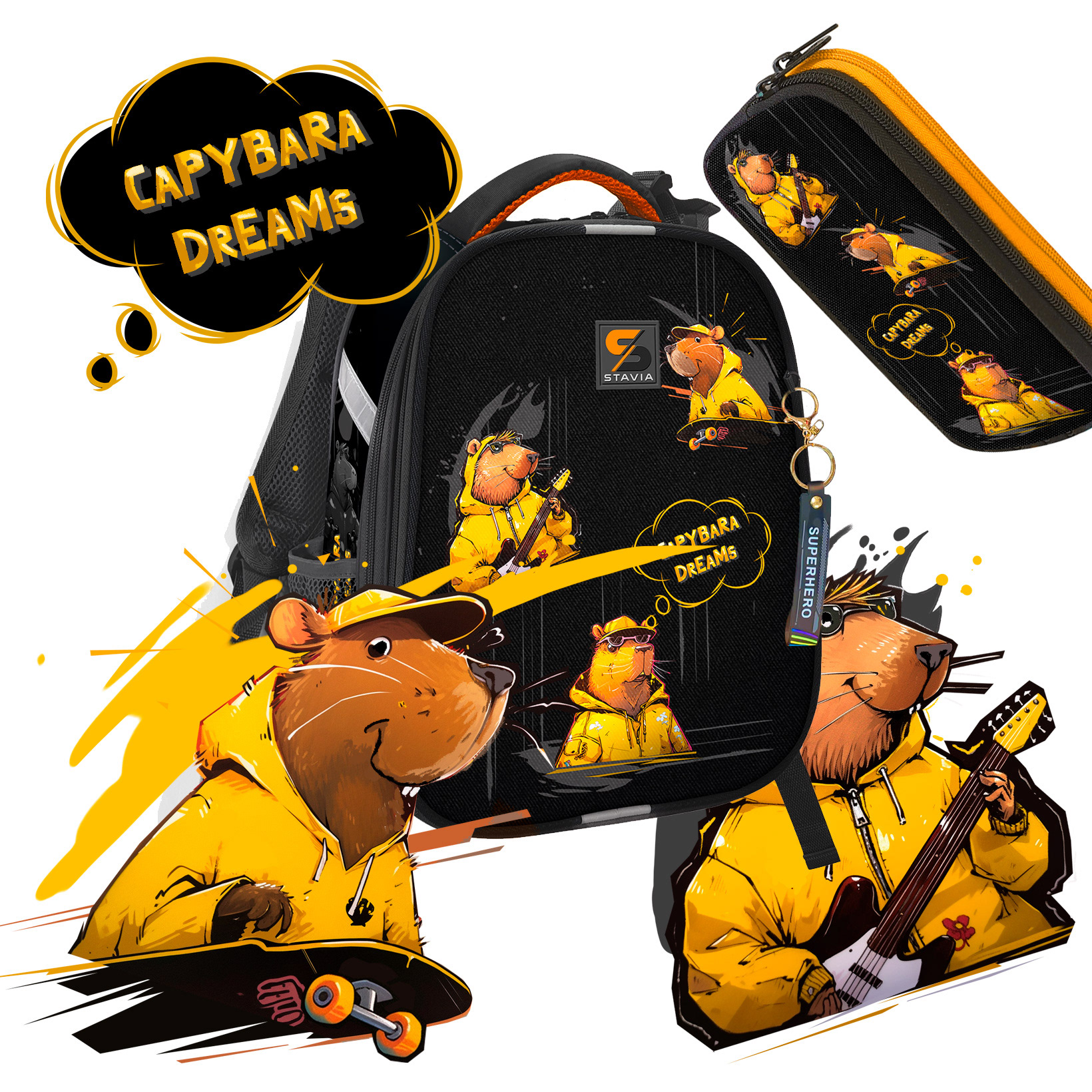 print design for school supplies — Изображение №1 — Иллюстрация на Dprofile