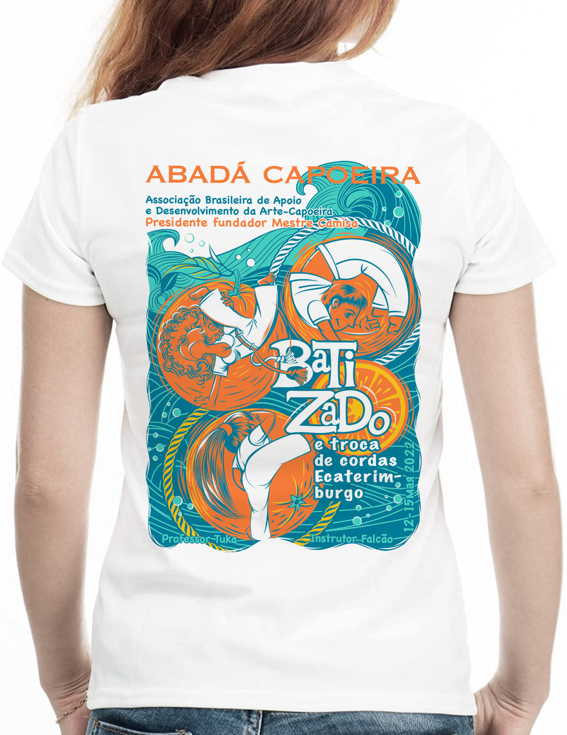 ABADA - CAPOEIRA. Design de camiseta para batizada 2022 — Изображение №4 — Иллюстрация, Графика на Dprofile