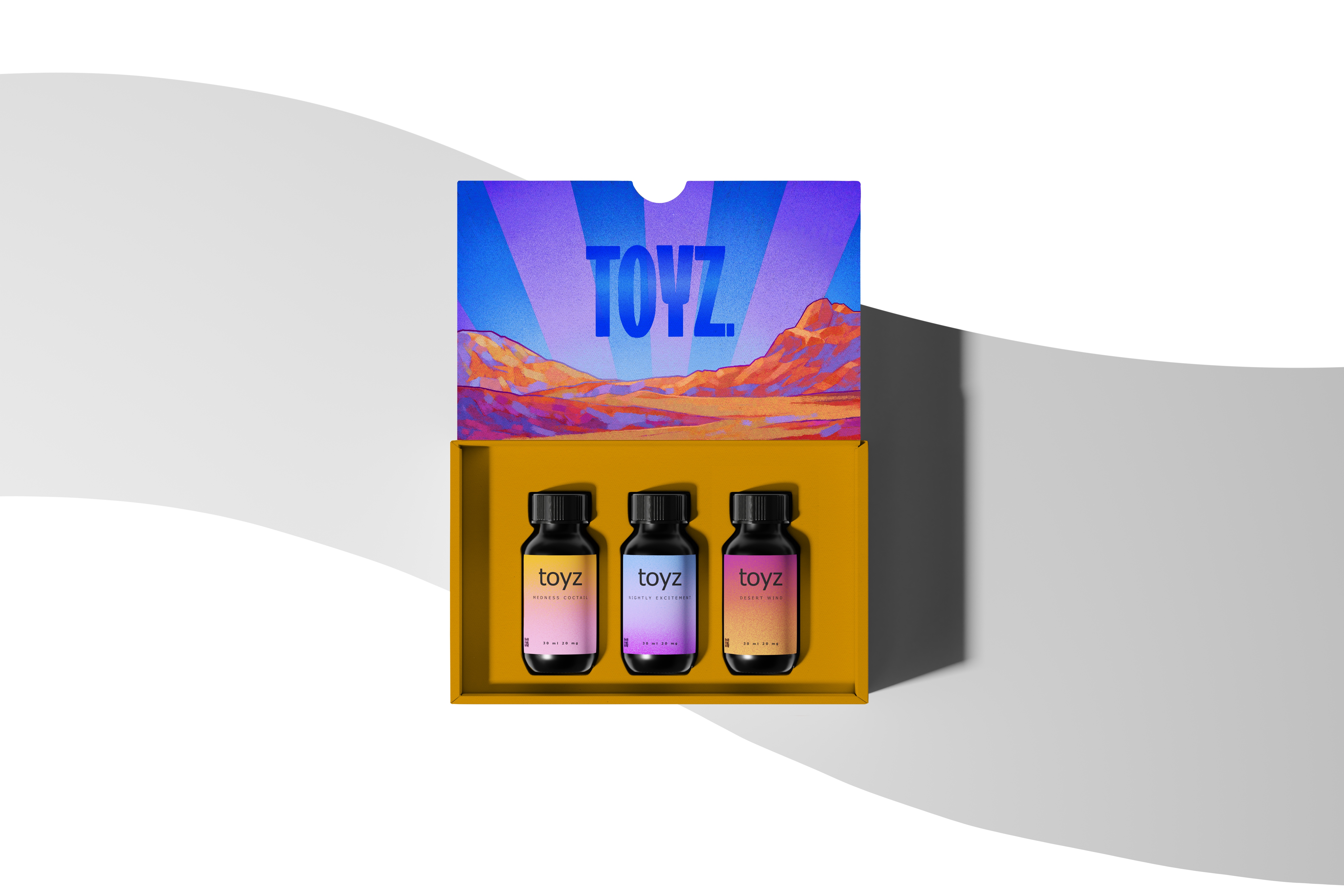 Иллюстрация для упаковки набора TOYZ — Изображение №4 — Иллюстрация на Dprofile