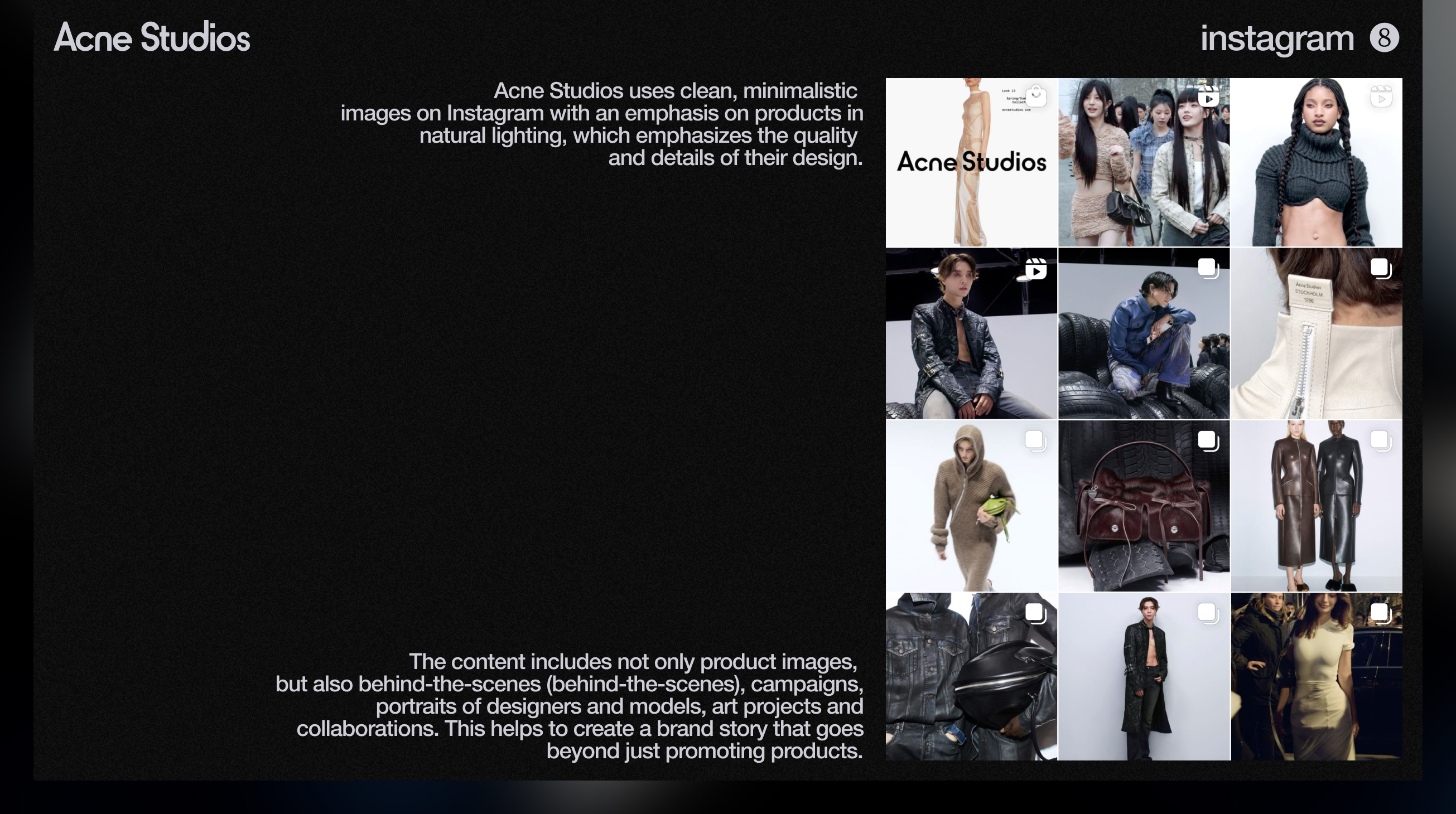 Acne studios identity analysis — Изображение №8 — Брендинг, Графика на Dprofile