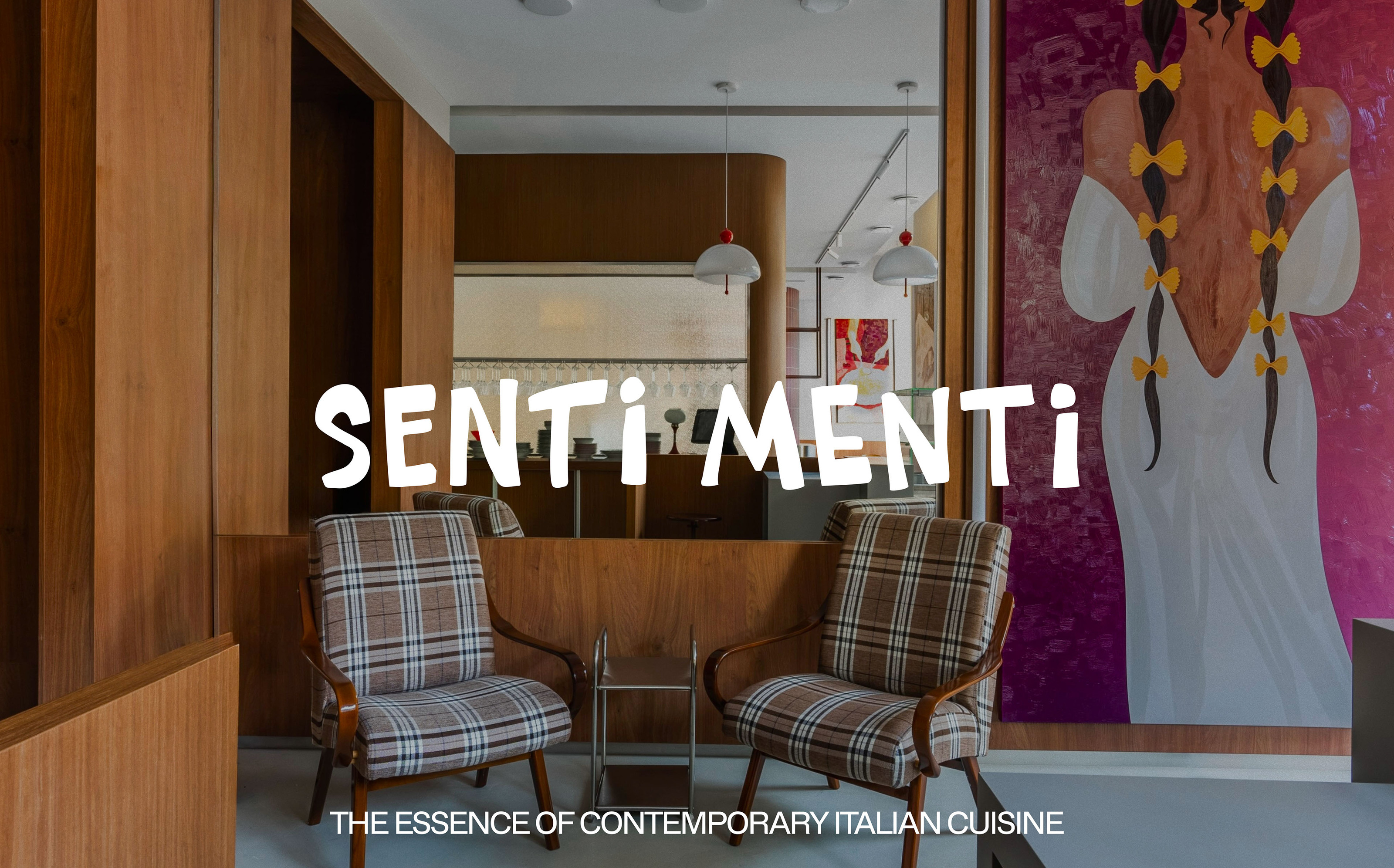 Senti Menti — фирменный стиль для ресторана — Изображение №1 — Брендинг, Графика на Dprofile