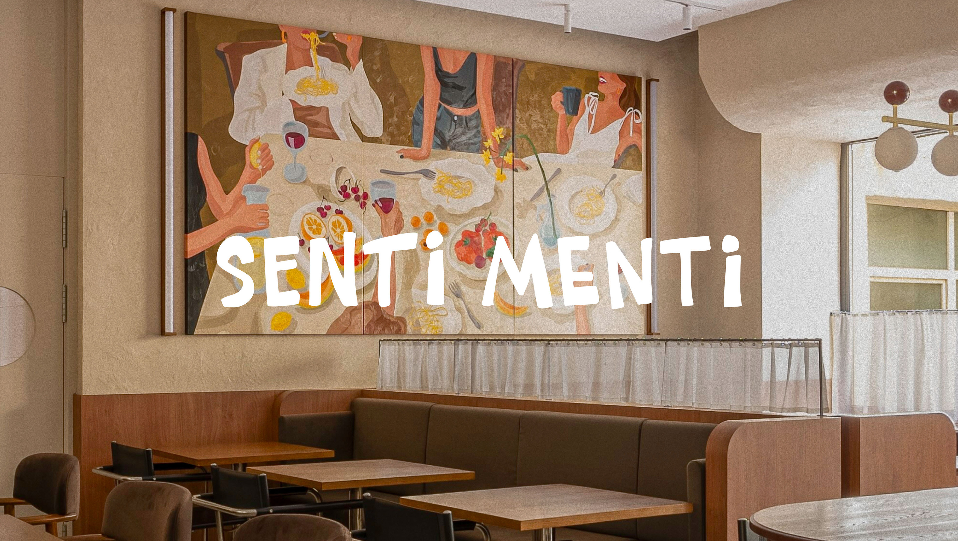 Senti Menti — фирменный стиль для ресторана — Изображение №22 — Брендинг, Графика на Dprofile