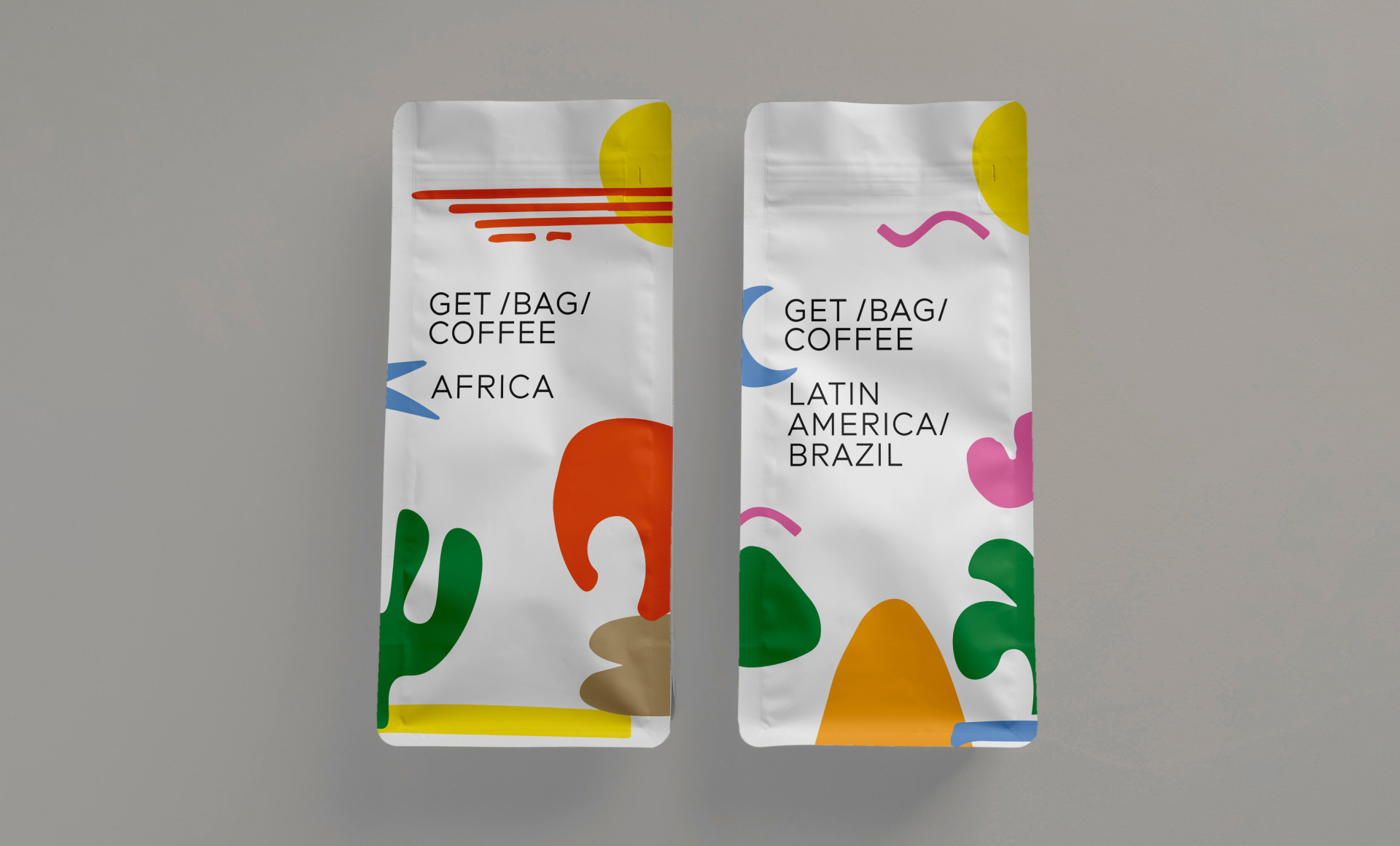 GET // COFFEE – айдентика для кофейного обжарщика — Изображение №4 — Брендинг, Графика на Dprofile