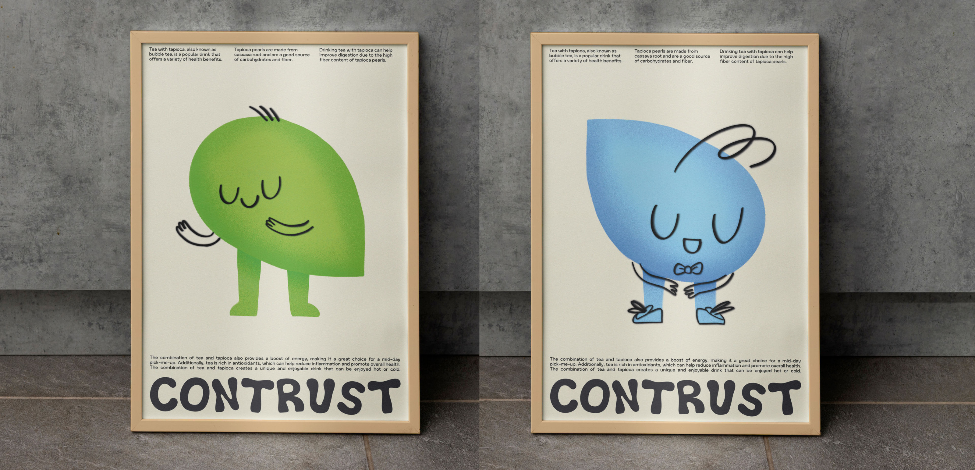 CONTRUST — identity of the tea house — Изображение №14 — Брендинг, Иллюстрация на Dprofile