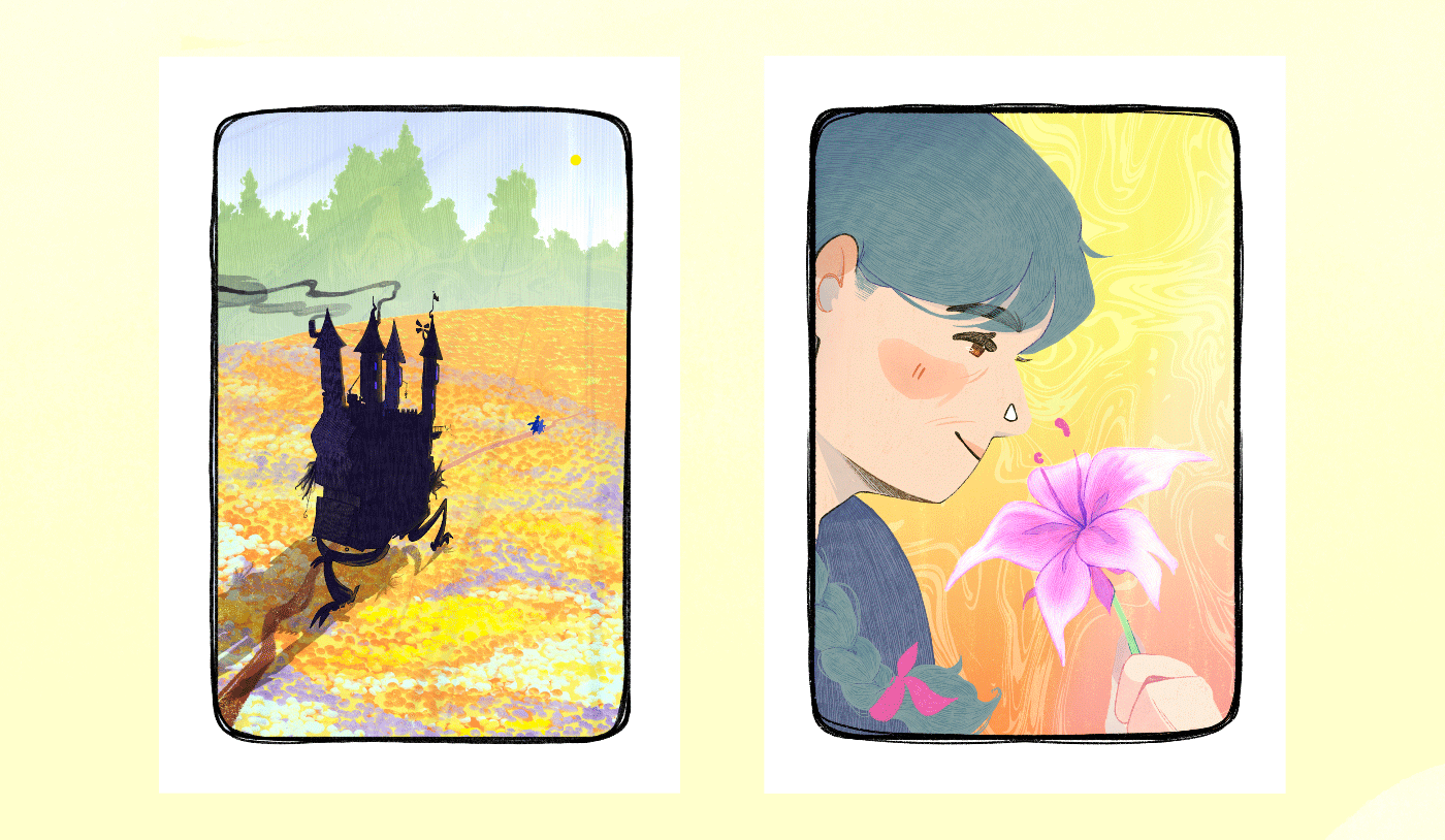 mugtoku. Howl's Mowing Castle. Book illustration. — Изображение №9 — Иллюстрация на Dprofile