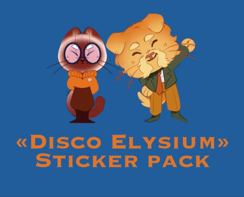 mugtoku. Disco Elysium. Sticker pack на Dprofile