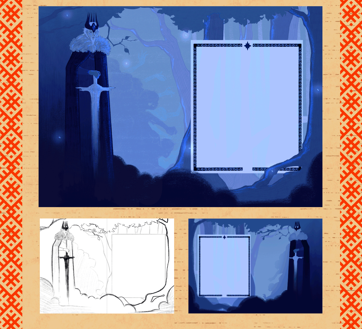 mugtoku. Slavic mythology creatures. Book illustration. — Изображение №11 — Иллюстрация на Dprofile