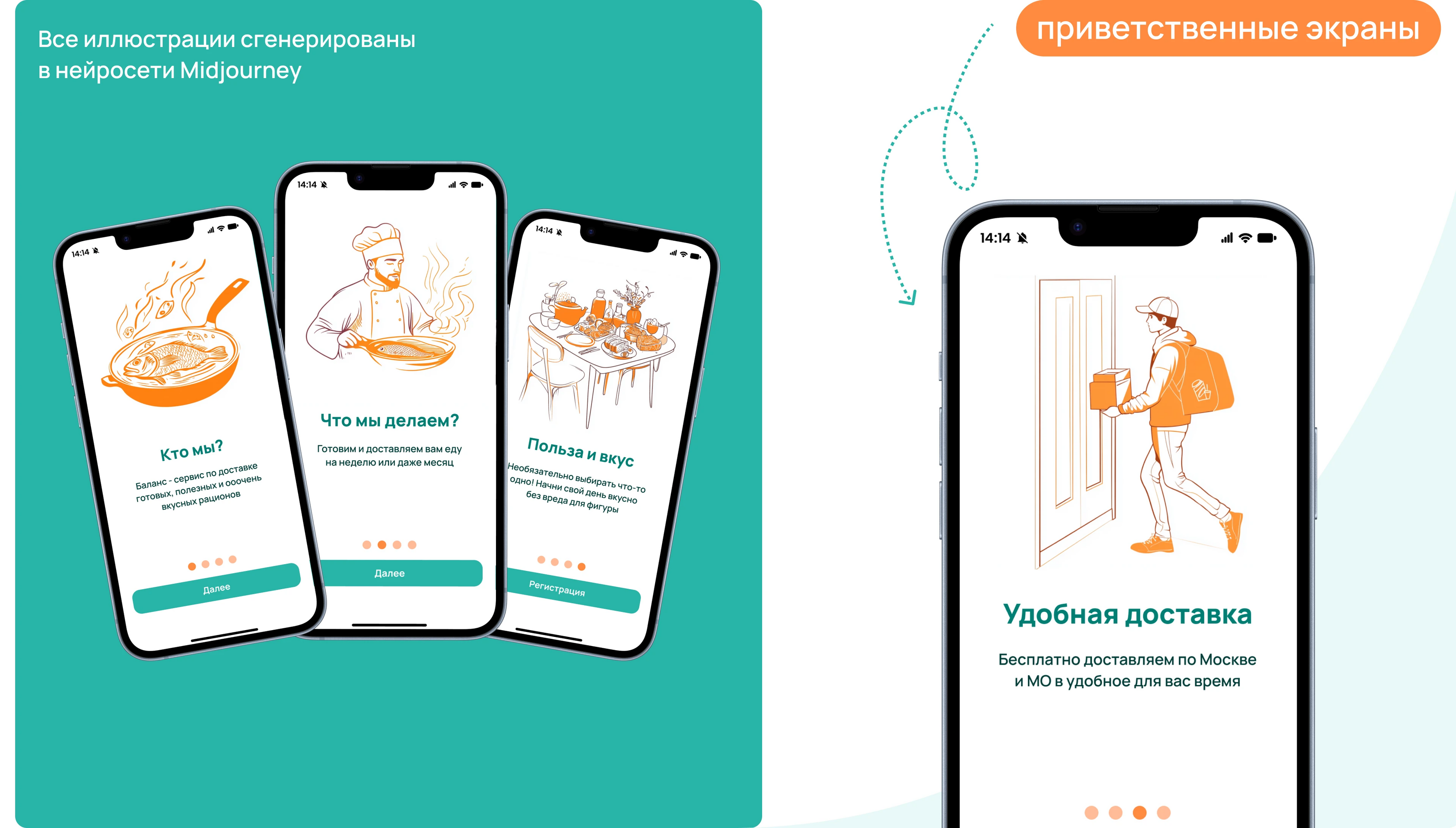 Мобильное приложение Доставка еды — Изображение №3 — Интерфейсы на Dprofile