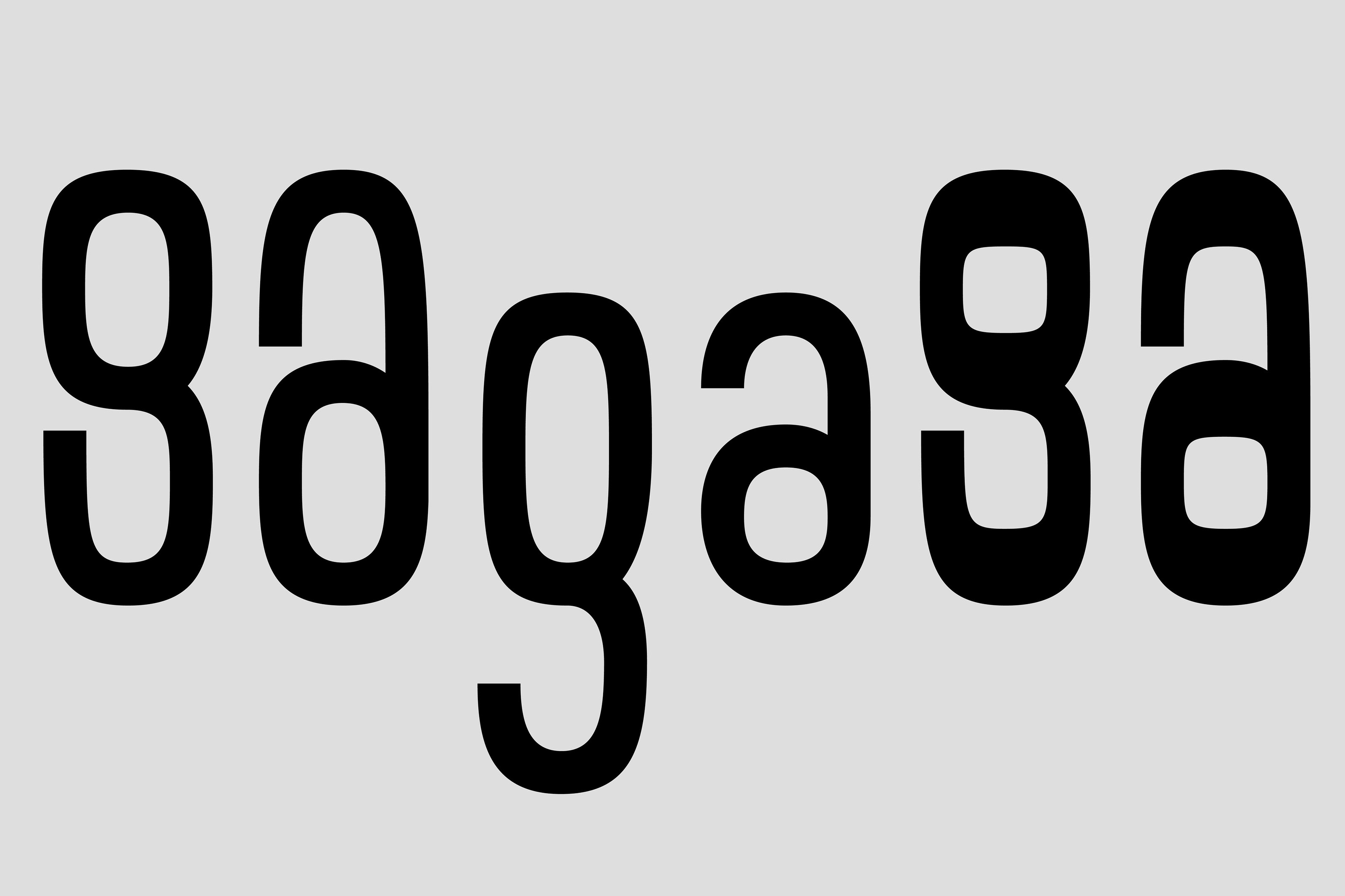 GAGA font — Изображение №1 — Брендинг, Графика на Dprofile