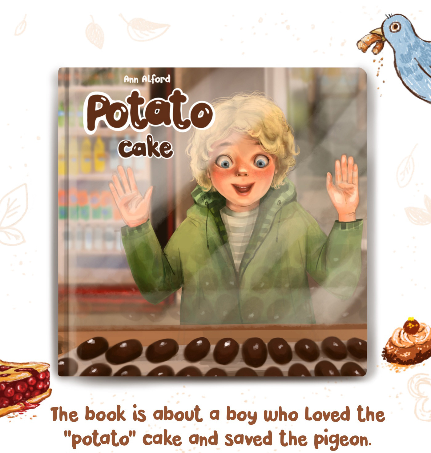 Children's book "Potato cake" — Изображение №1 — Иллюстрация на Dprofile