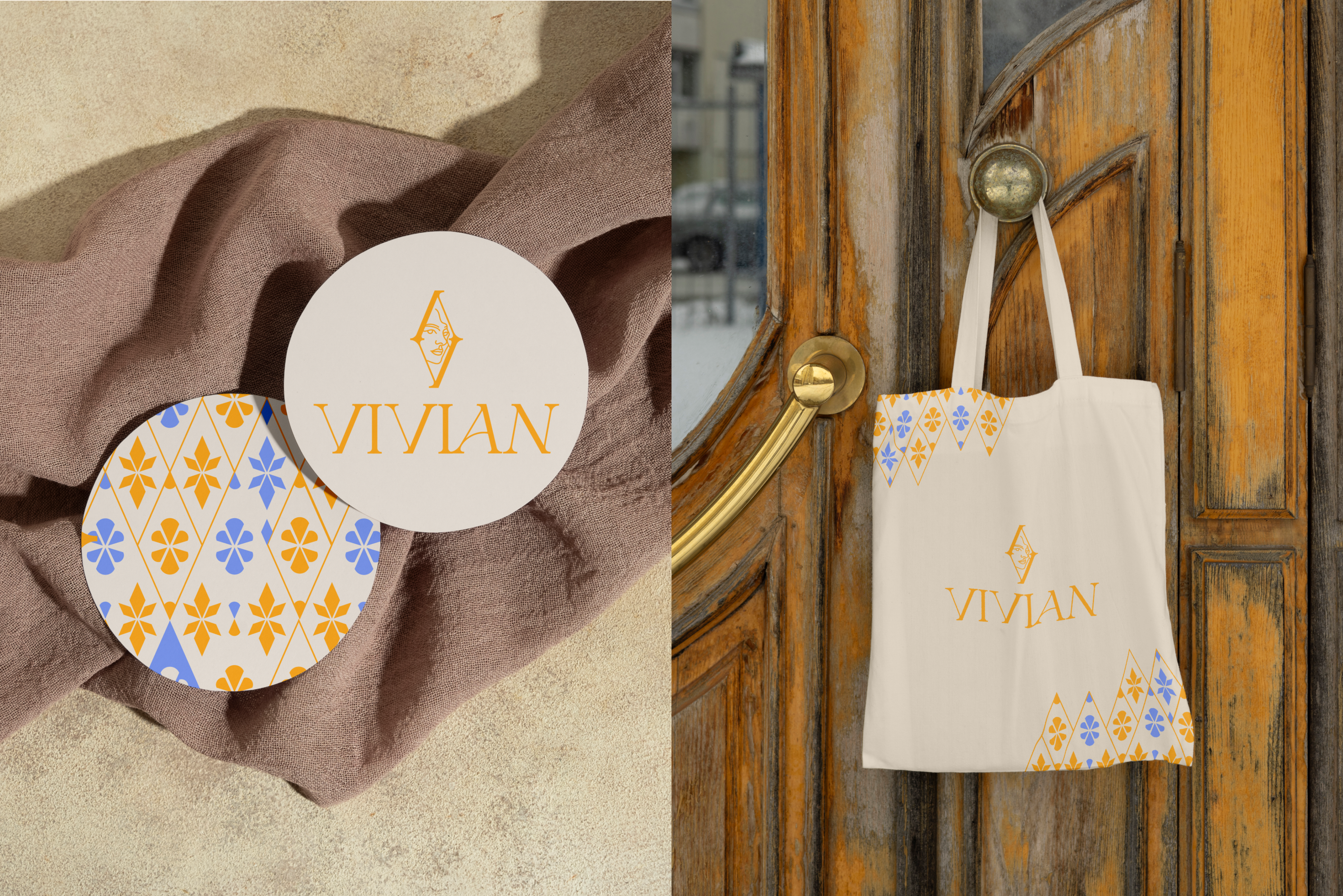 VIVIAN | ФИРМЕННЫЙ СТИЛЬ | BRAND DESIGN — Изображение №10 — Интерфейсы, Брендинг на Dprofile