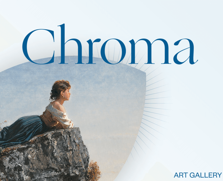 The CHROMA | Art gallery | Website concept | UI/UX — Интерфейсы на Dprofile