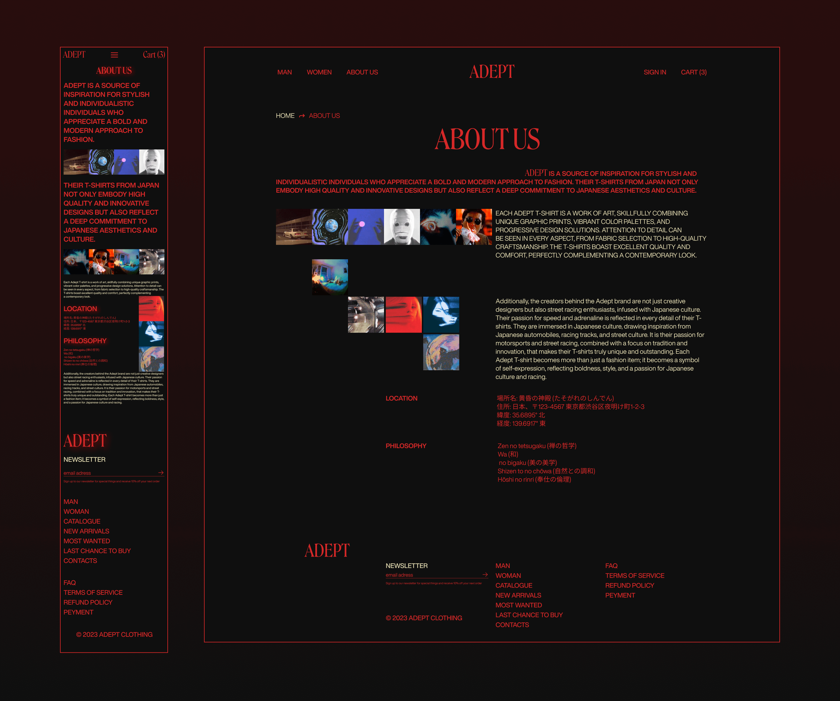 ADEPT | E-commerce | Website concept | UI/UX — Изображение №21 — Интерфейсы, Брендинг на Dprofile