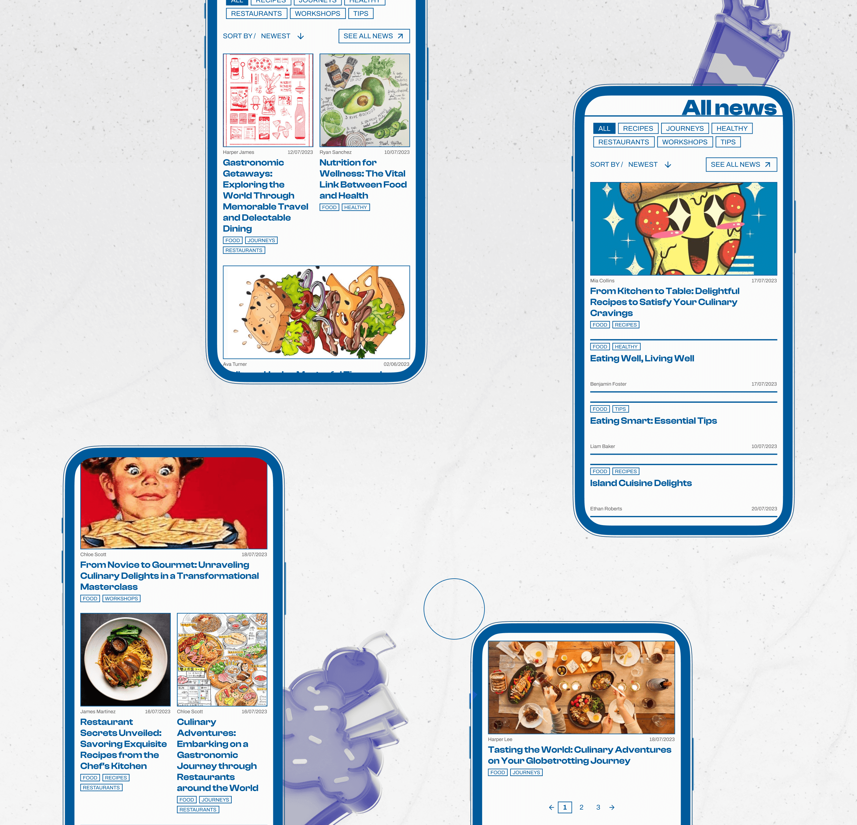 SPHERE | News website | Design concept | UI/UX — Изображение №13 — Интерфейсы, Брендинг на Dprofile
