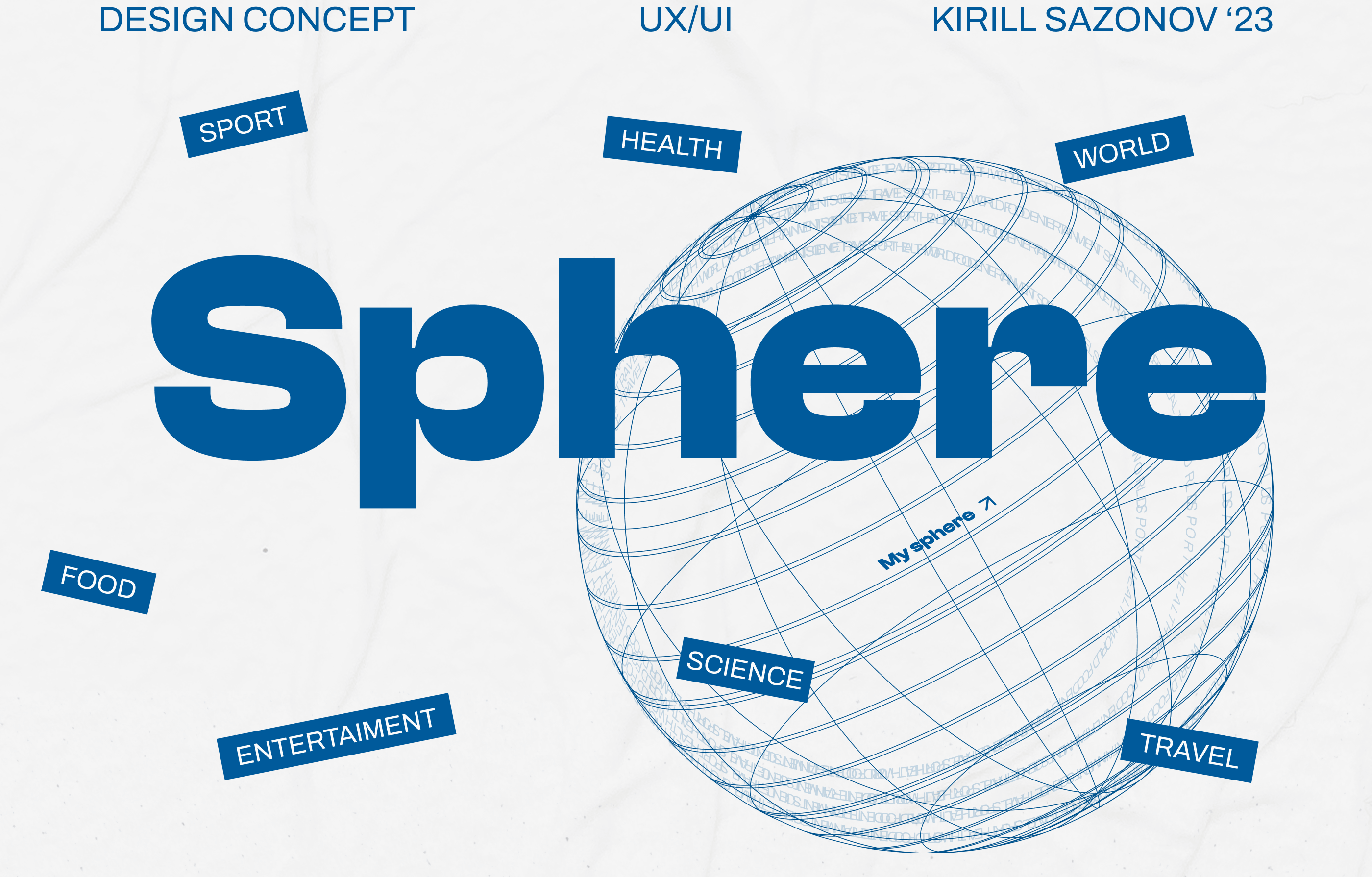 SPHERE | News website | Design concept | UI/UX — Изображение №1 — Интерфейсы, Брендинг на Dprofile