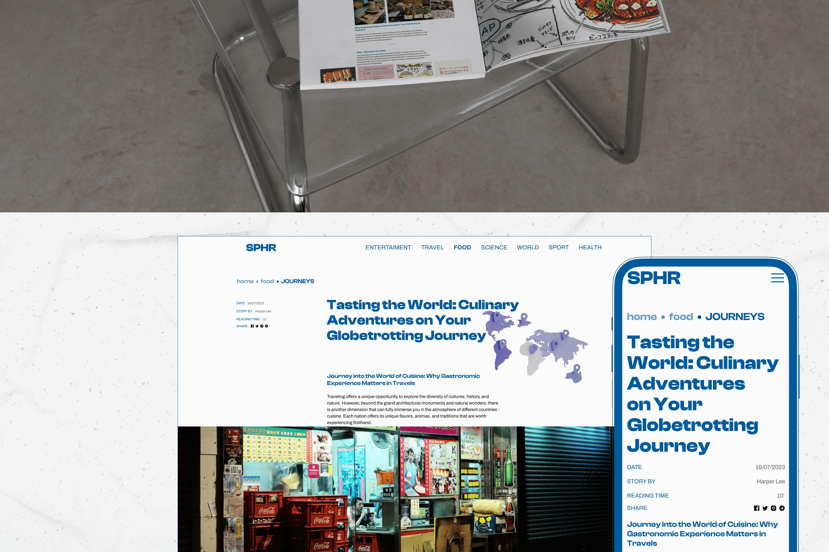 SPHERE | News website | Design concept | UI/UX — Изображение №15 — Интерфейсы, Брендинг на Dprofile