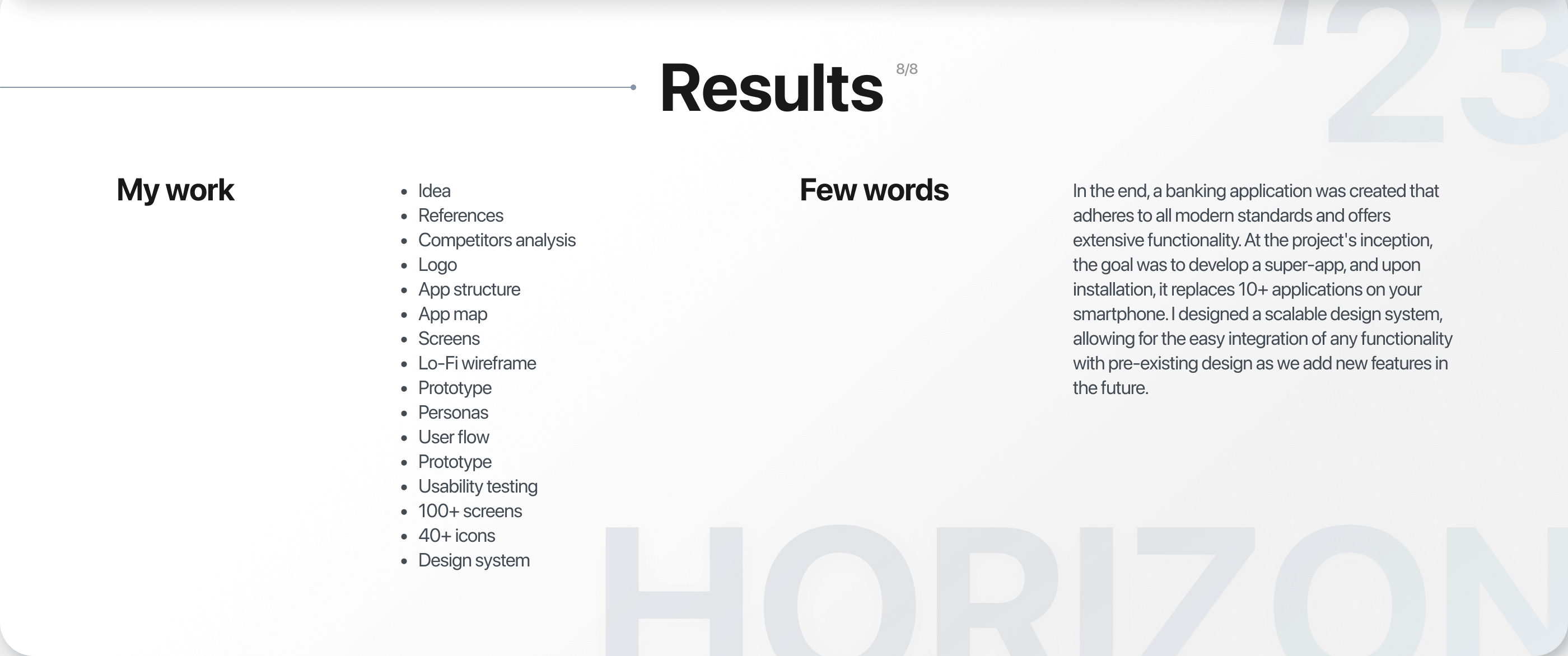 HORIZON | Banking mobile app | UI/UX — Изображение №19 — Интерфейсы на Dprofile