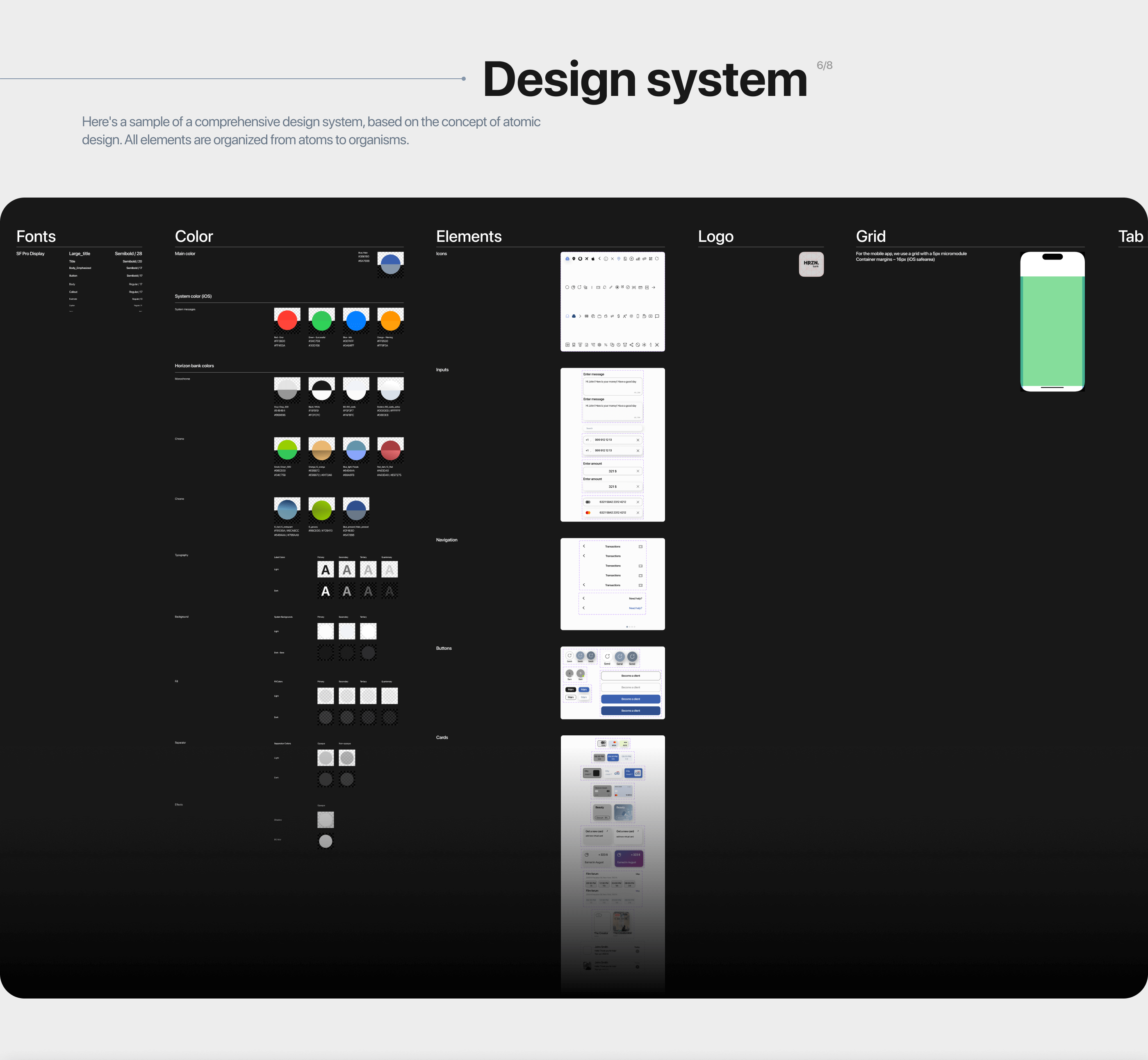 HORIZON | Banking mobile app | UI/UX — Изображение №17 — Интерфейсы на Dprofile