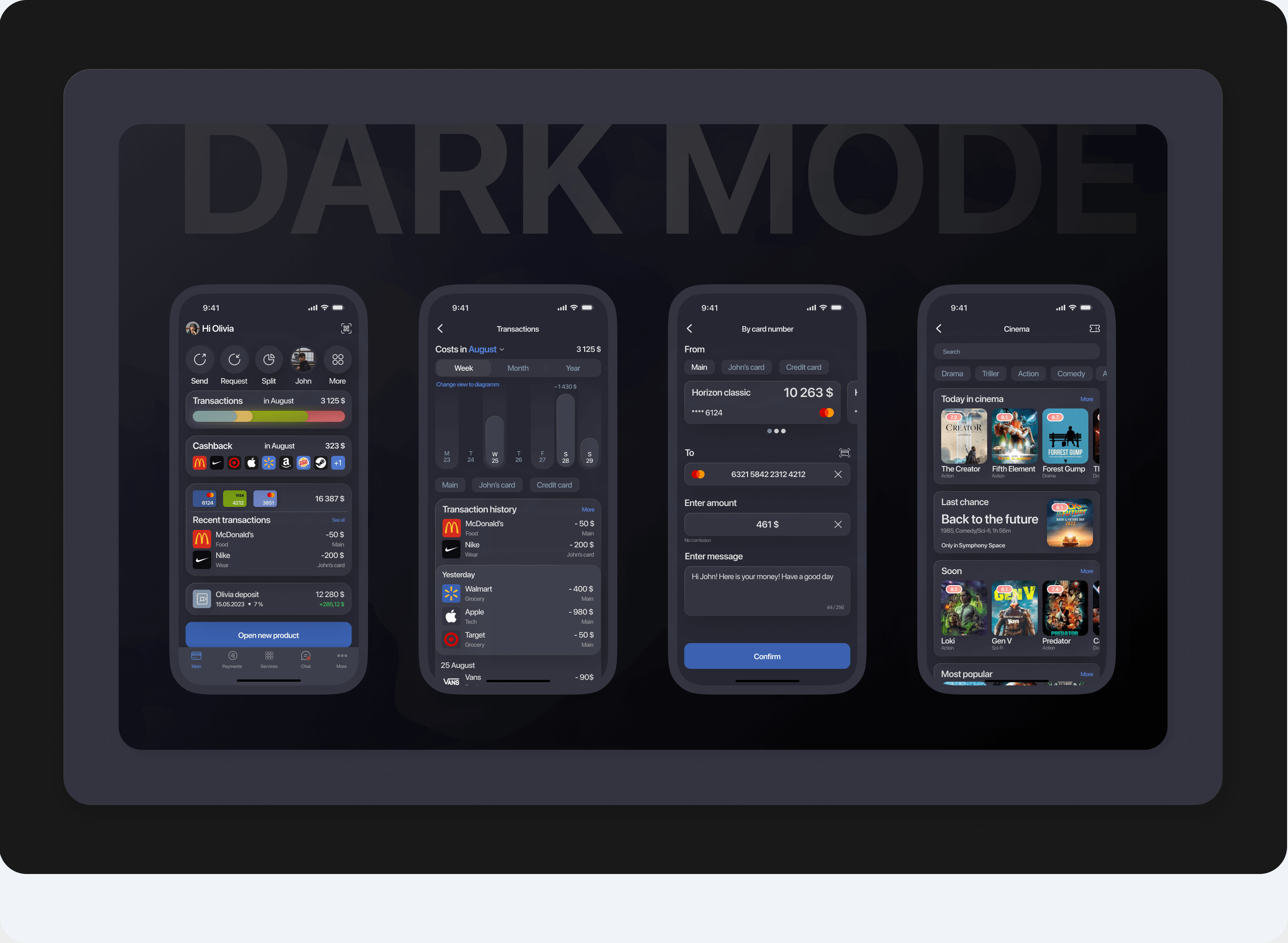 HORIZON | Banking mobile app | UI/UX — Изображение №16 — Интерфейсы на Dprofile