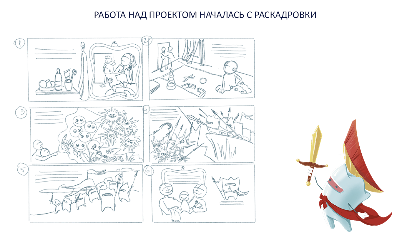 Детская книга "Крошка Ди и тайна о зубах" — Изображение №2 — Иллюстрация, Графика на Dprofile