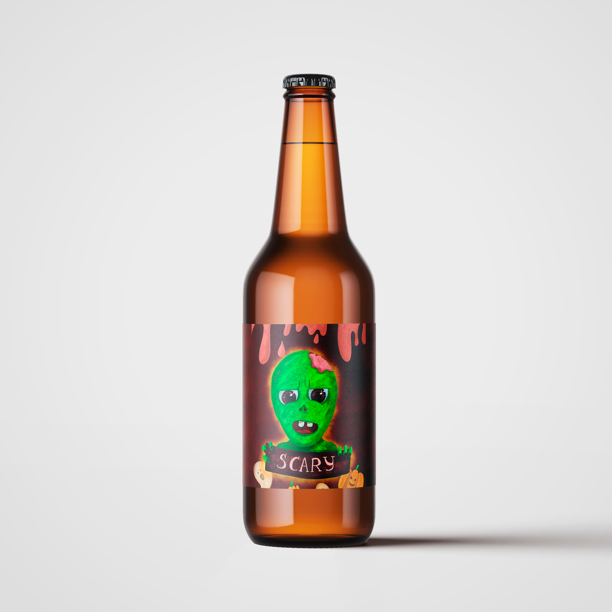 Дизайн персонажей для упаковки продуктов в стиле Halloween — Изображение №7 — Интерфейсы, Иллюстрация на Dprofile