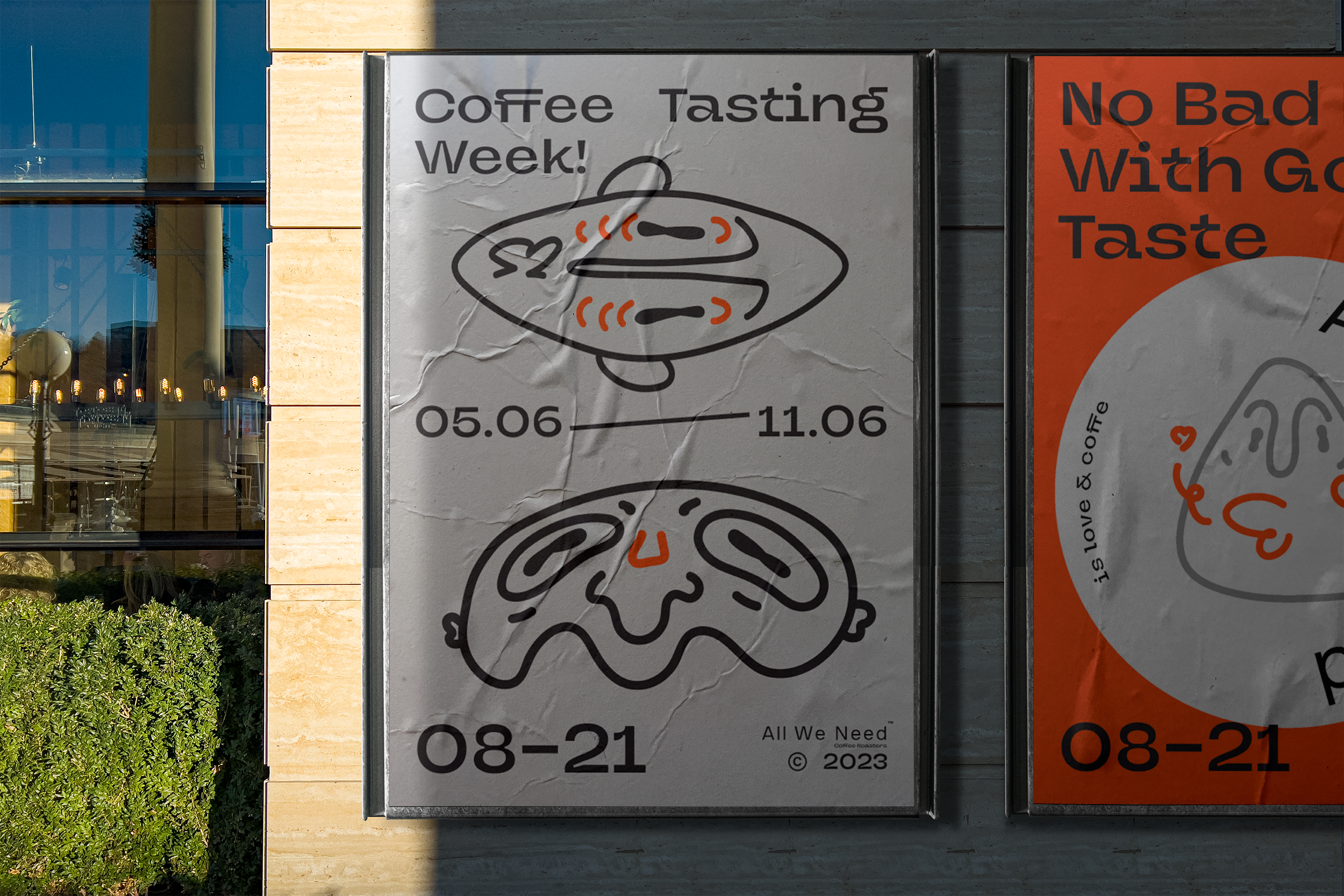 BRAND DESIGN /ILLUSTRATION AWN Coffee Roasters — Изображение №11 — Брендинг, Графика на Dprofile