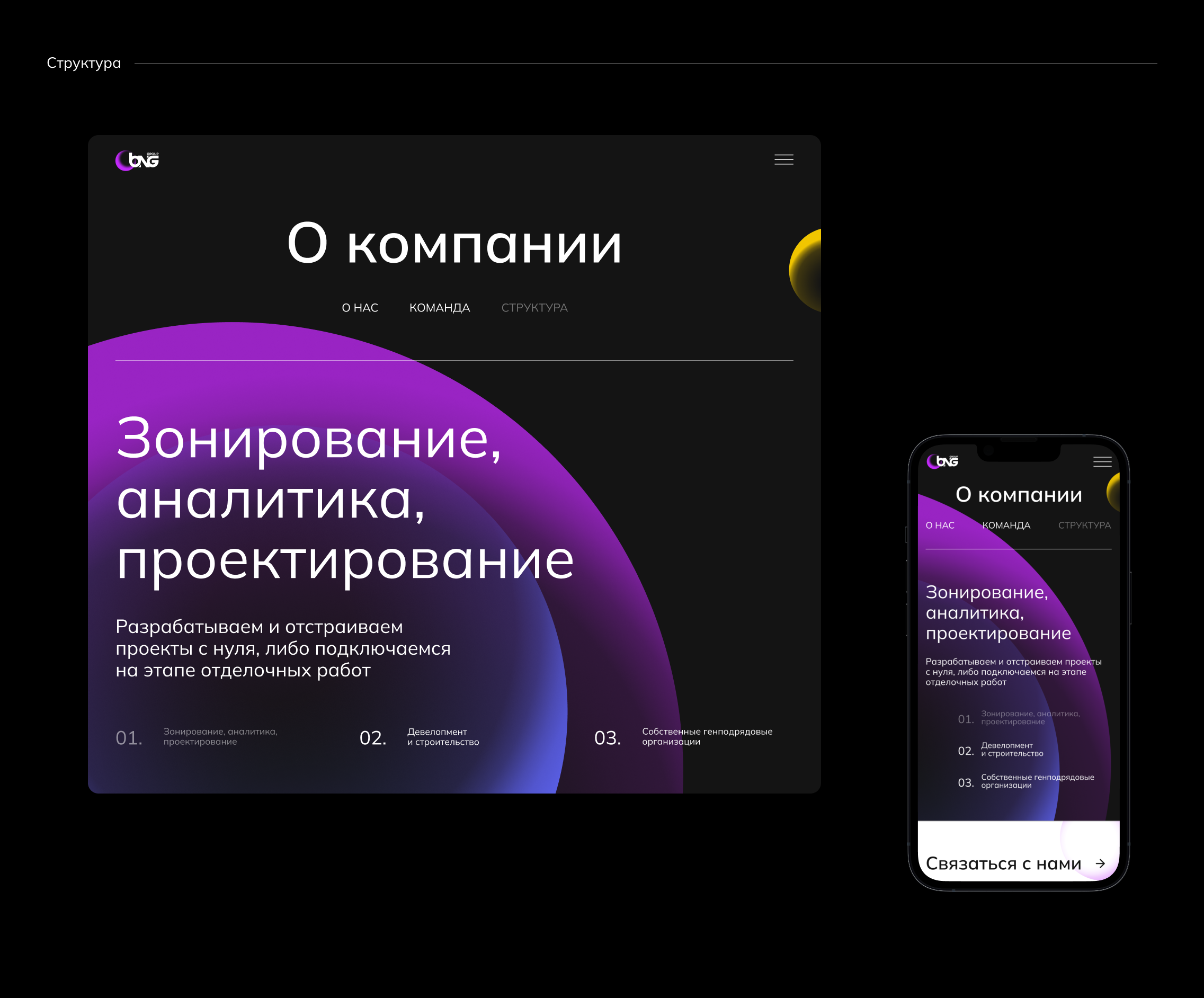 BNG Group — Изображение №12 — Интерфейсы, Анимация на Dprofile