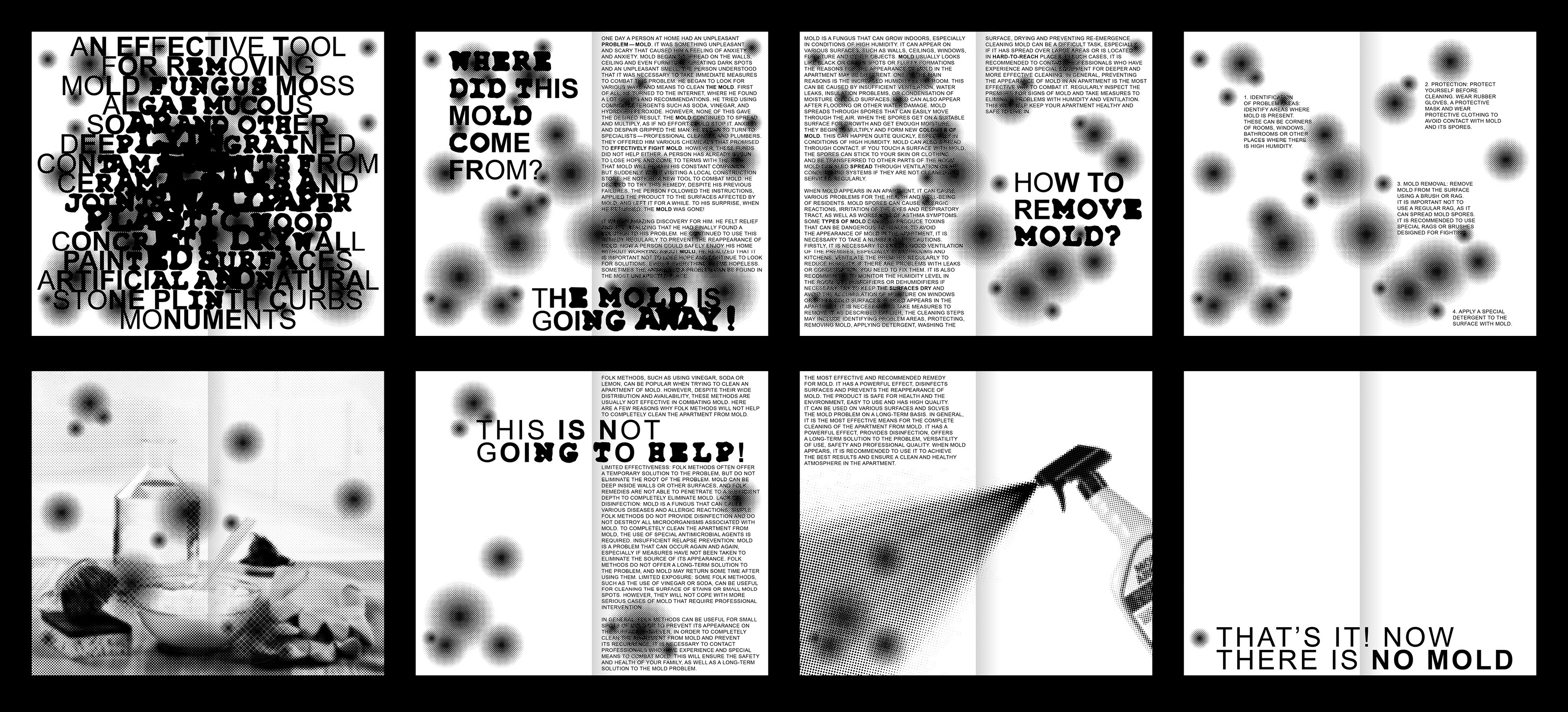 Zine/Posters about mold — Изображение №4 — Графика на Dprofile