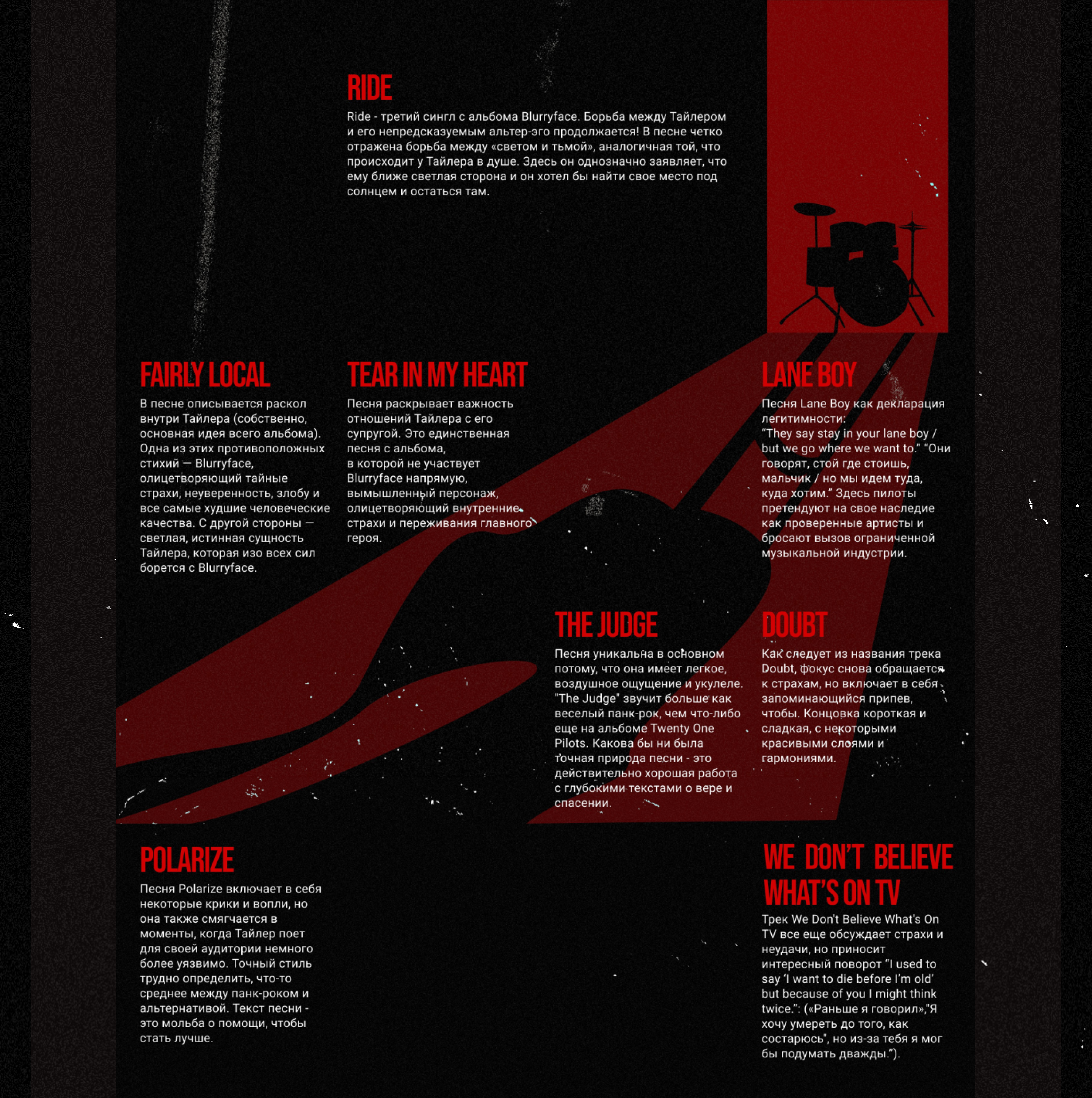 Blurryface | Twenty One Pilots | Longread — Изображение №3 — Брендинг на Dprofile