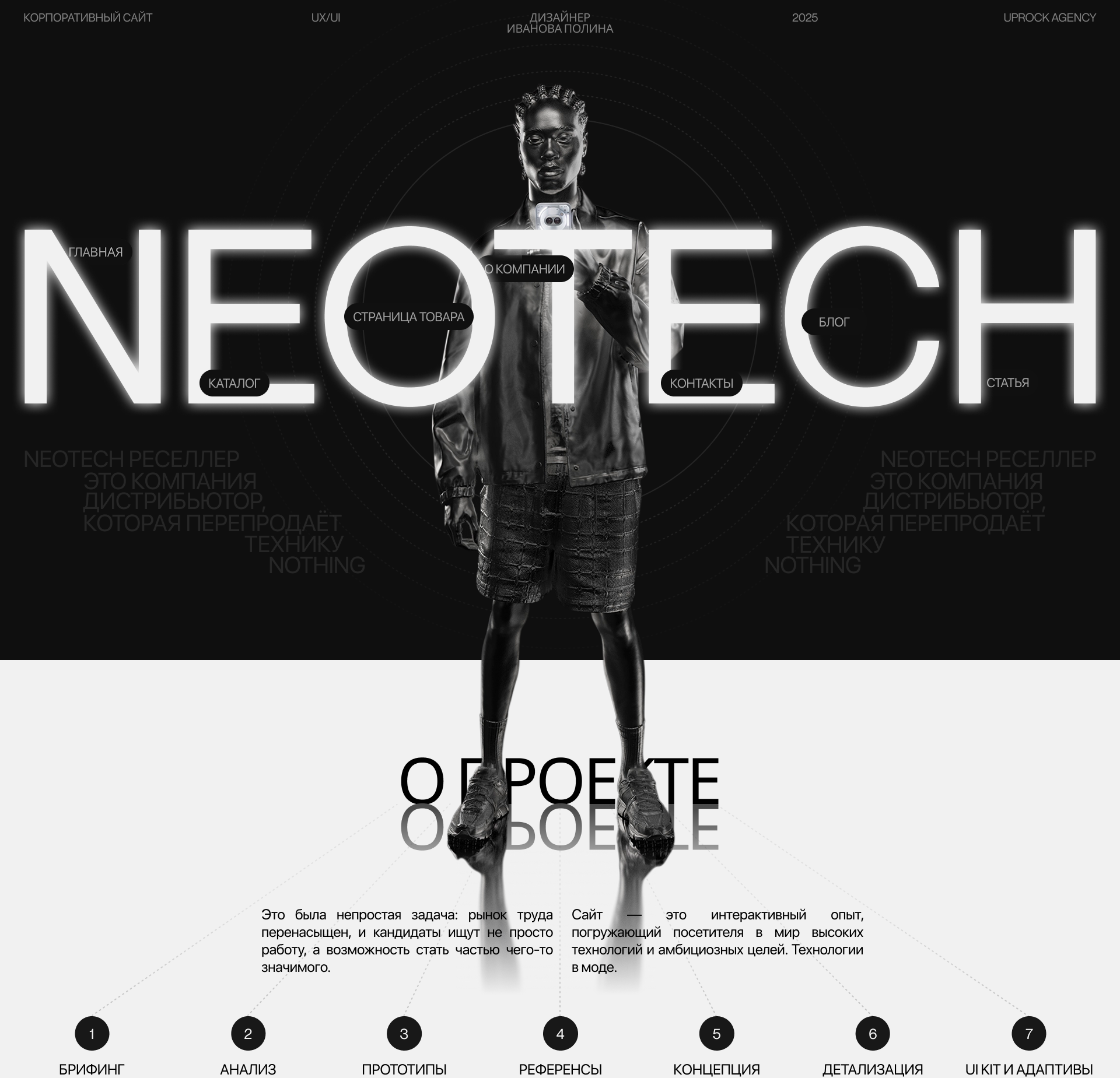 NEOTECH | Корпоративный сайт — Изображение №1 — Интерфейсы, Брендинг на Dprofile