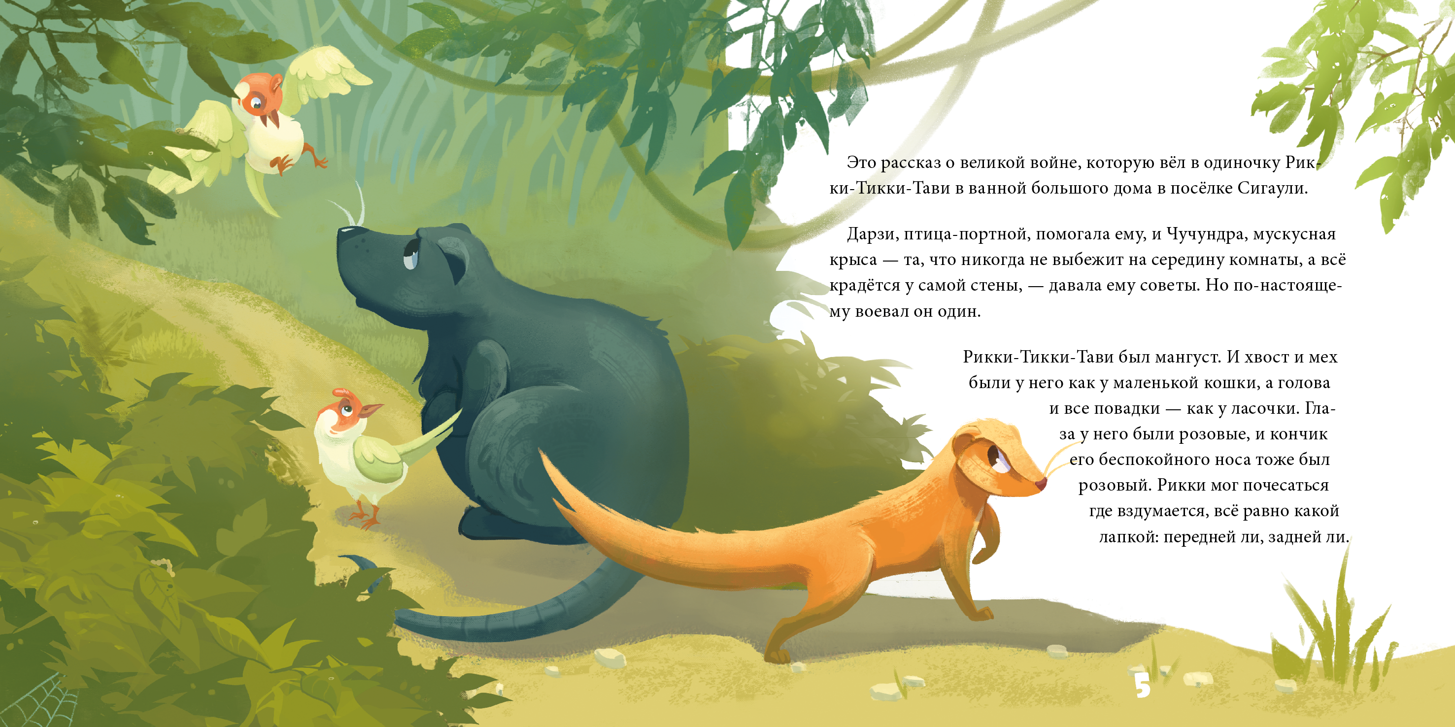 Иллюстрация книги "Рикки-Тикки-Тави" — Изображение №4 — Иллюстрация на Dprofile