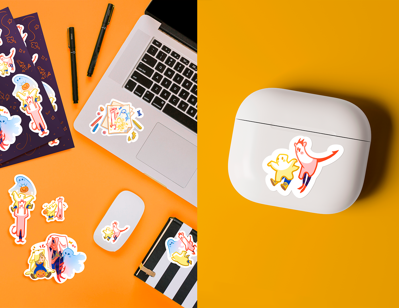 Призрачный стикерпак — Изображение №7 — Иллюстрация на Dprofile