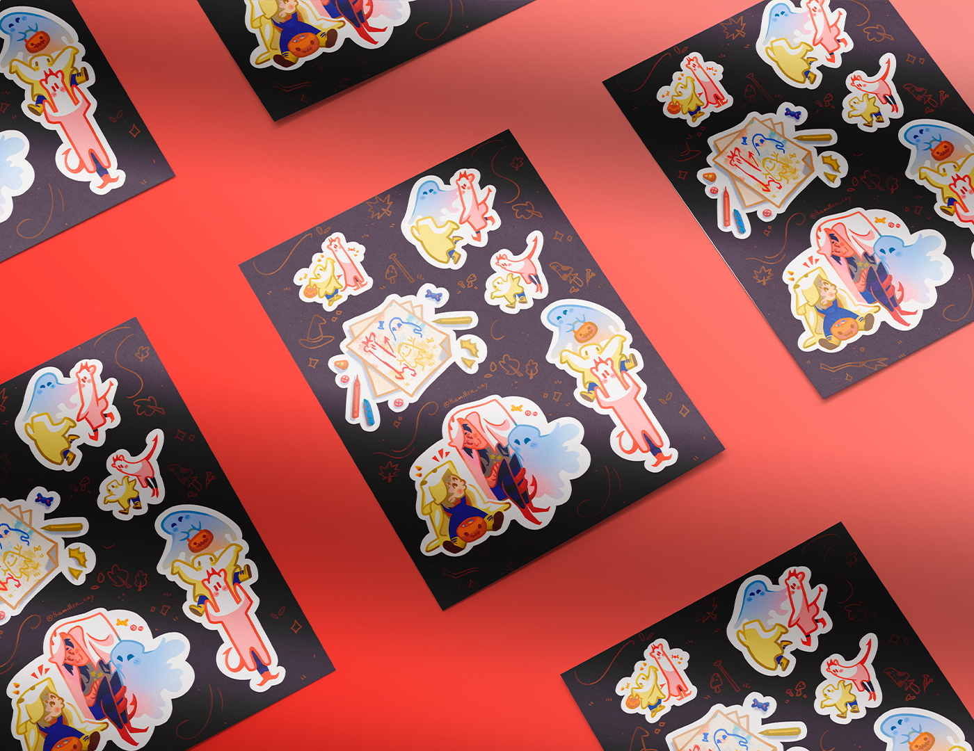 Призрачный стикерпак — Изображение №8 — Иллюстрация на Dprofile