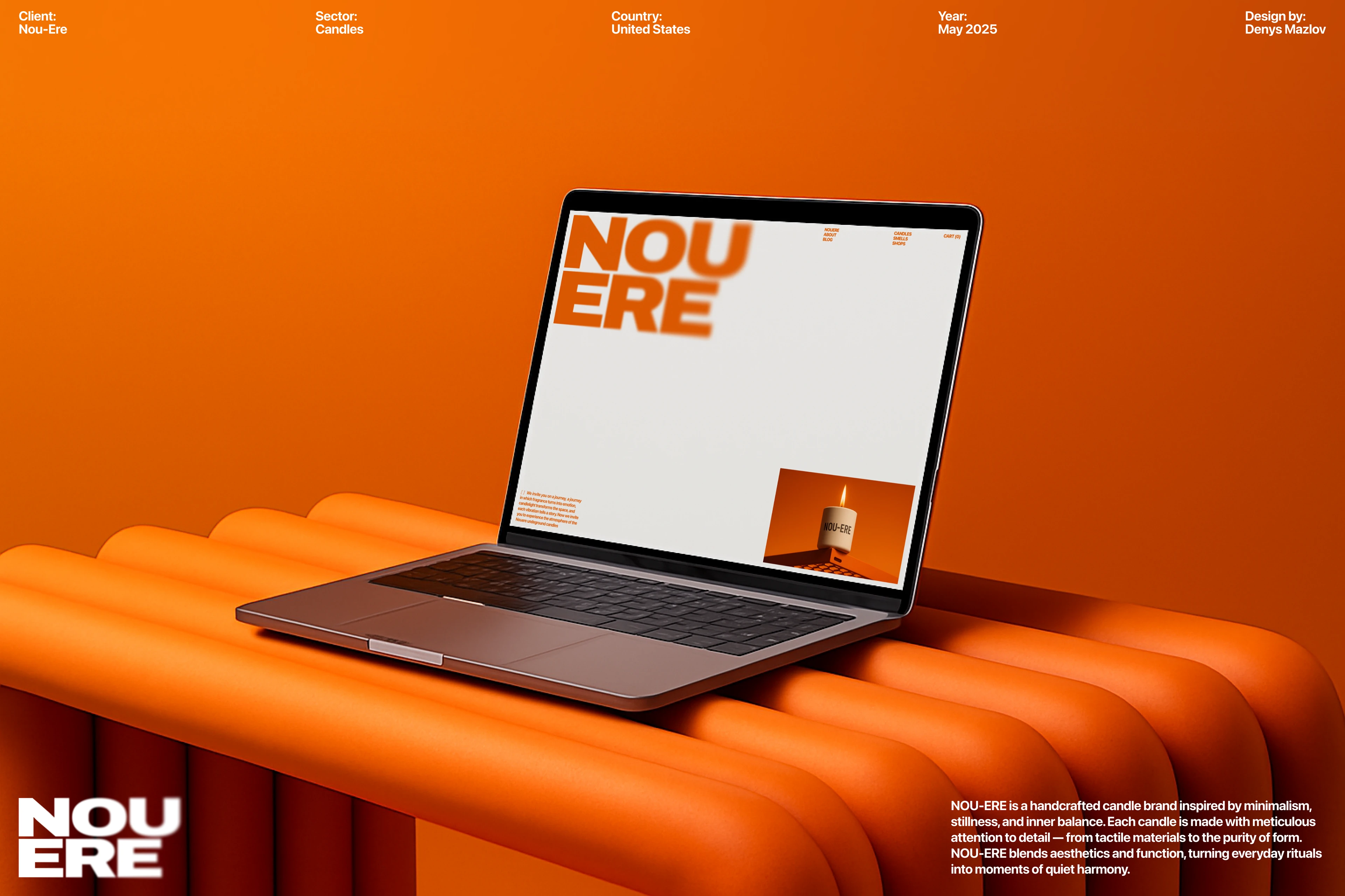 Nou-Ere | Candles Store — Изображение №1 — Интерфейсы, Графика на Dprofile