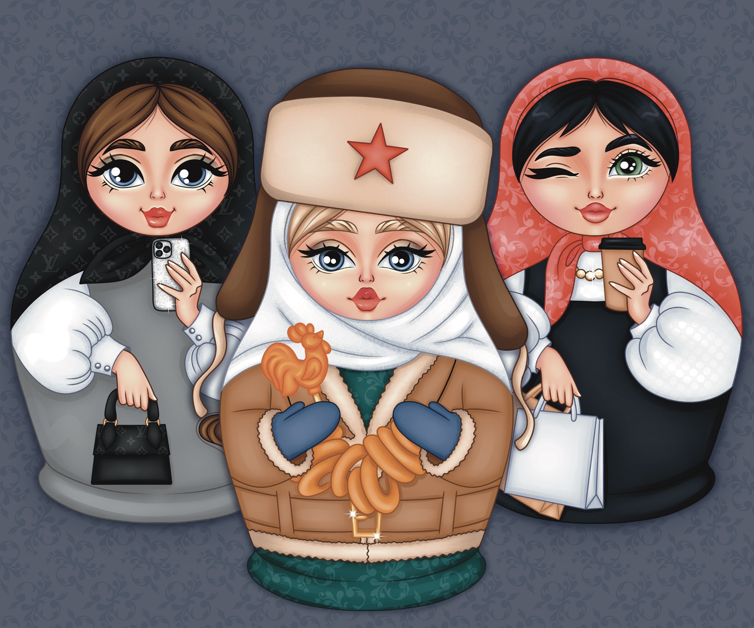 Матрешки — Изображение №3 — Иллюстрация на Dprofile