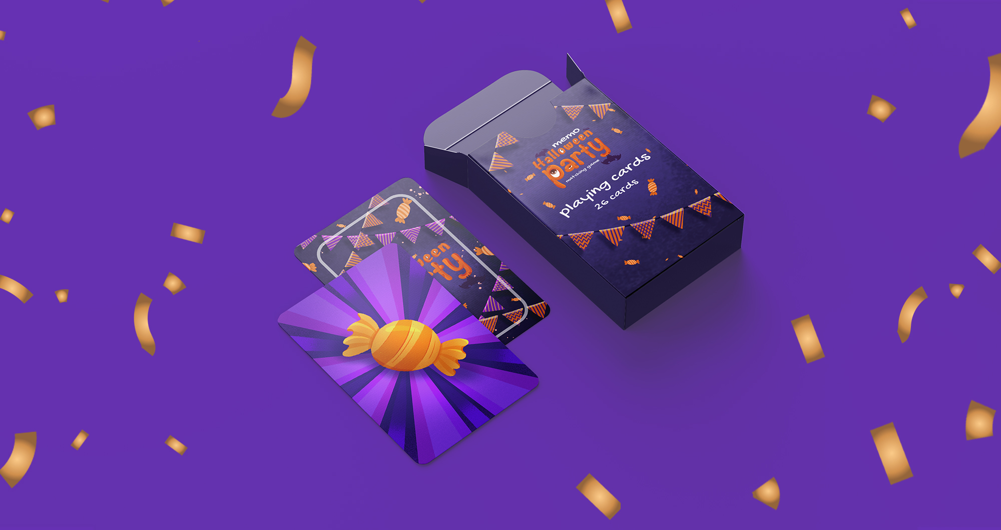 Настольная игра мемо "Halloween party " ч.1 — Изображение №4 — Брендинг, Иллюстрация на Dprofile