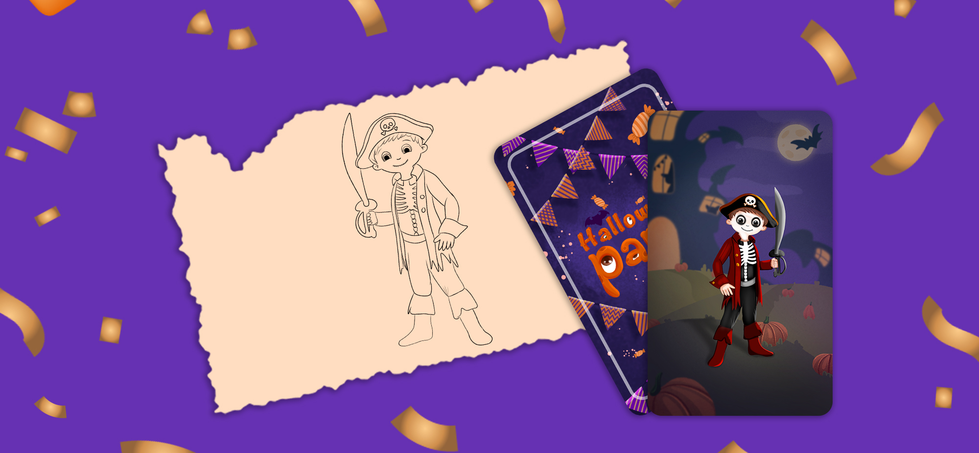 Настольная игра мемо "Halloween party " ч.1 — Изображение №9 — Брендинг, Иллюстрация на Dprofile