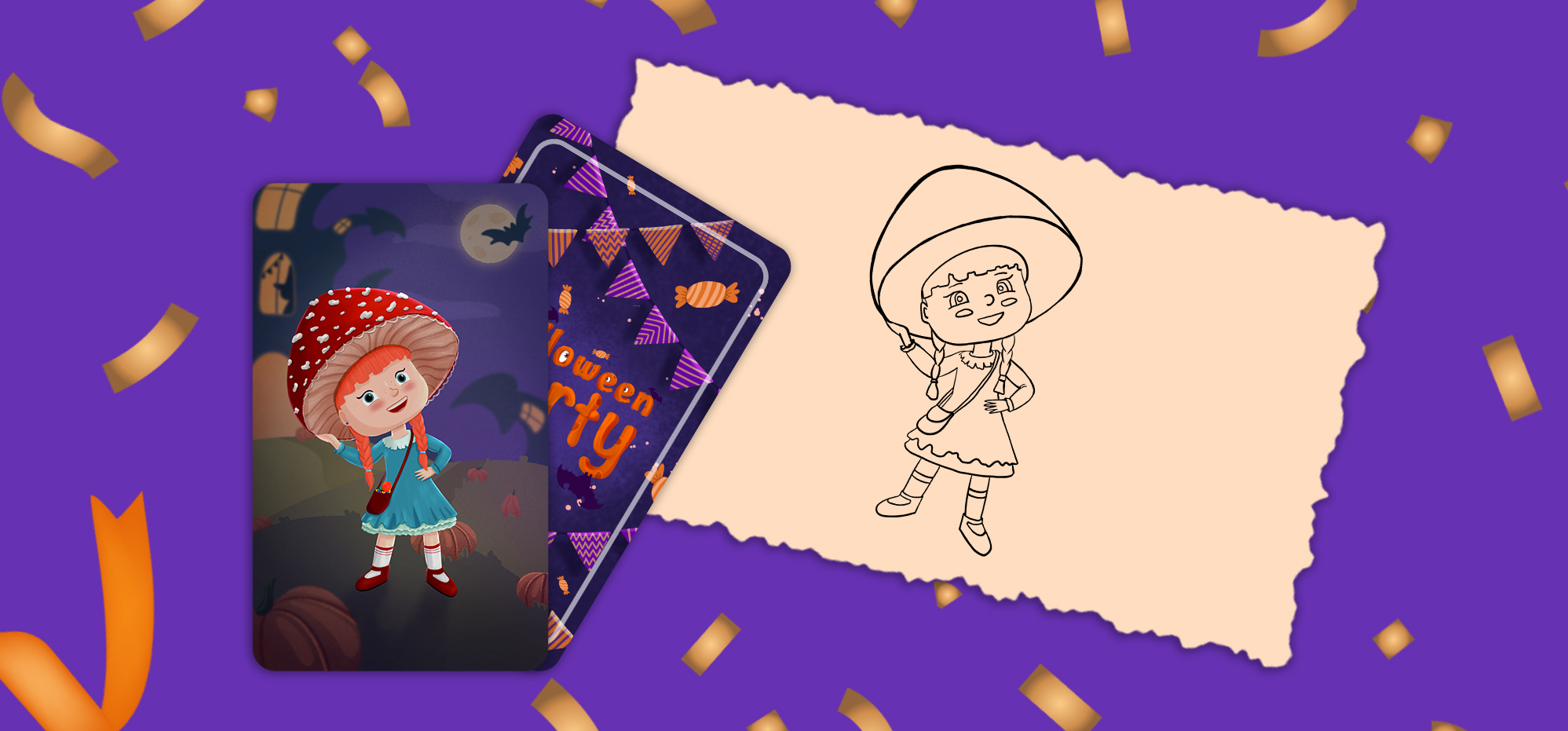Настольная игра мемо "Halloween party " ч.1 — Изображение №8 — Брендинг, Иллюстрация на Dprofile
